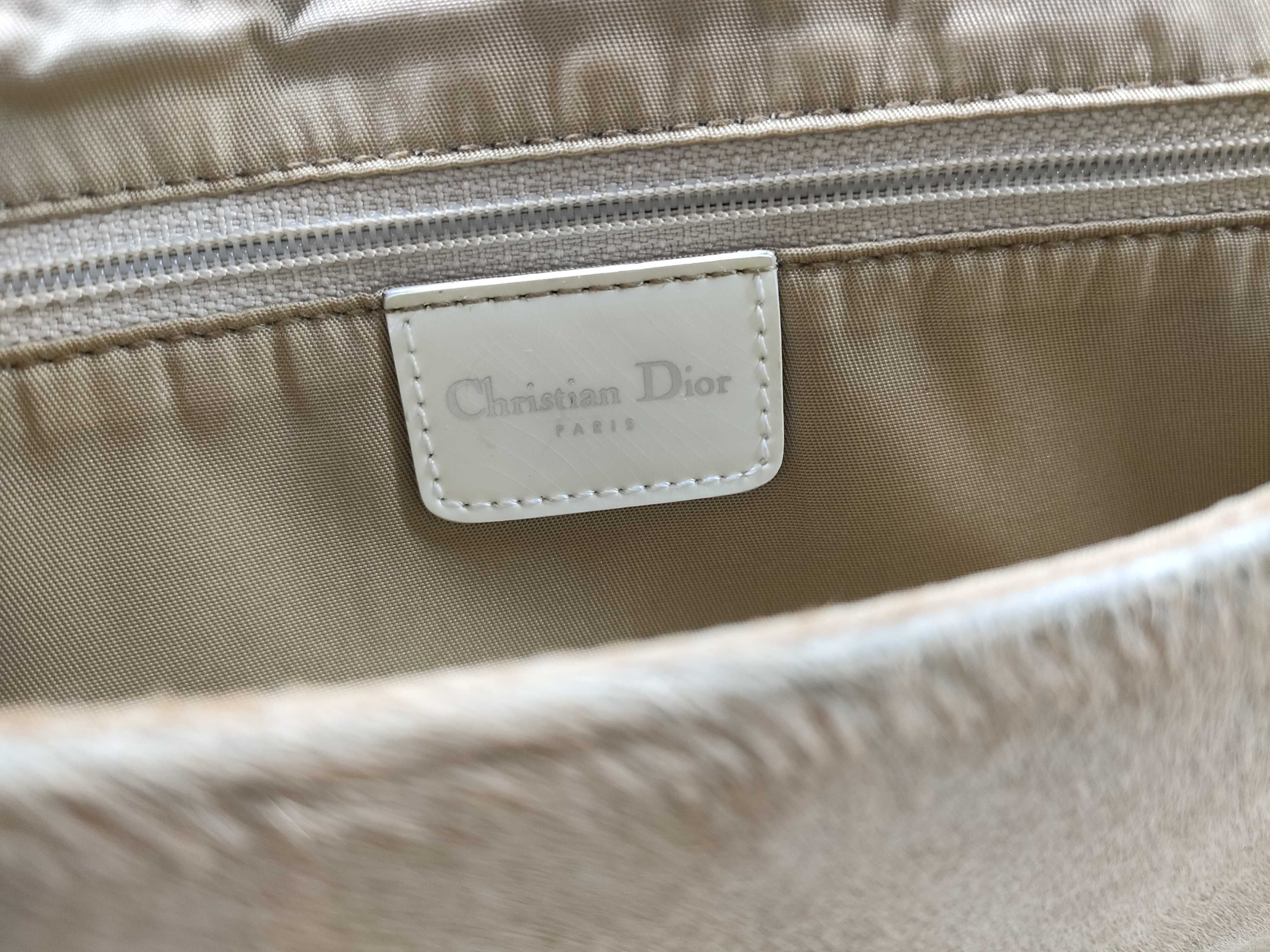 ChristianDior Shoulder Bag, Maris Pearl, Calf Hair Handbag — view 15