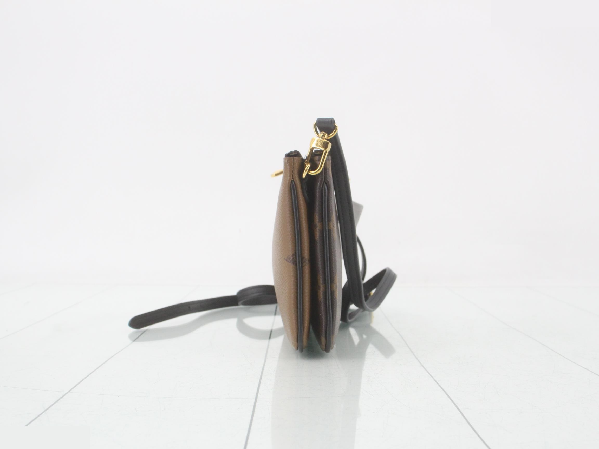 Monogram Giant Reverse Pochette Double Zip Shoulder Bag — view 3