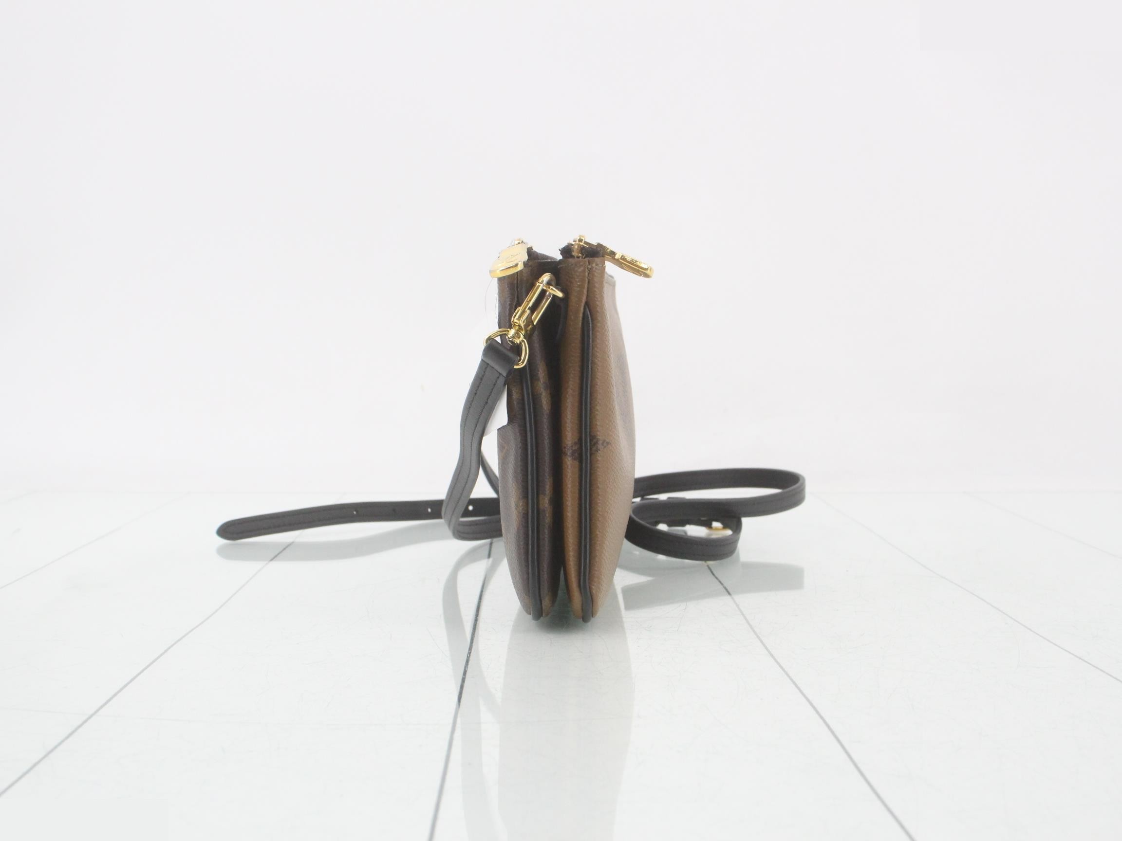 Monogram Giant Reverse Pochette Double Zip Shoulder Bag — view 4