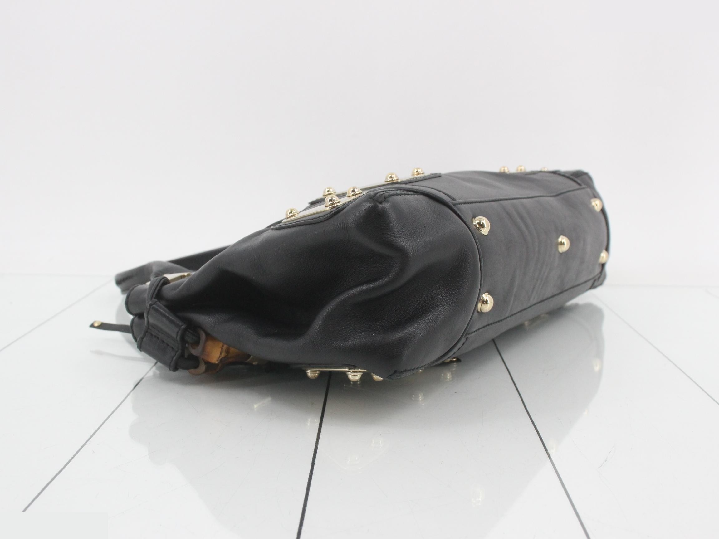 Bamboo fringe handbag — view 5