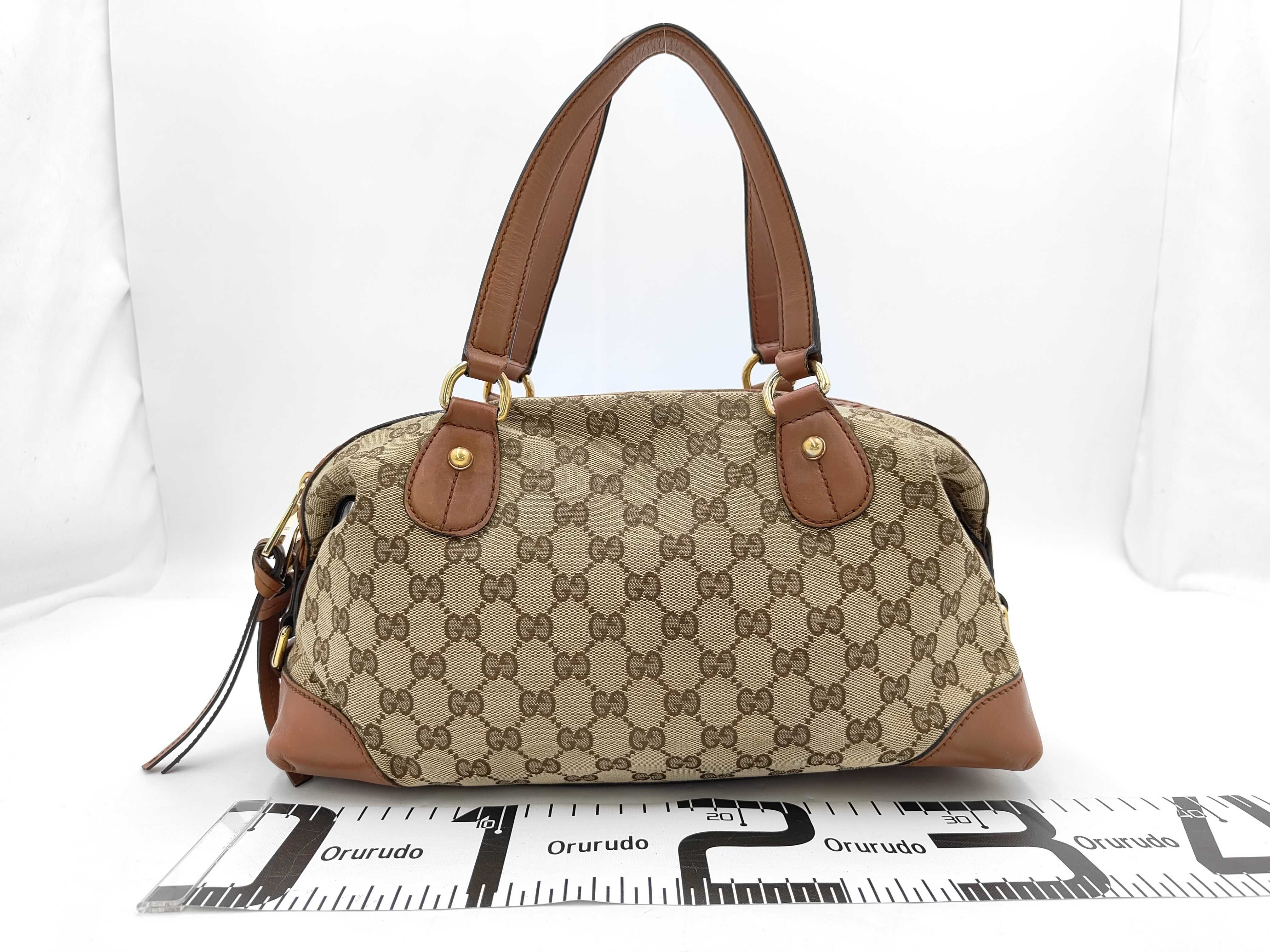 GG Canvas Shoulder Bag Brown Handbag — view 2