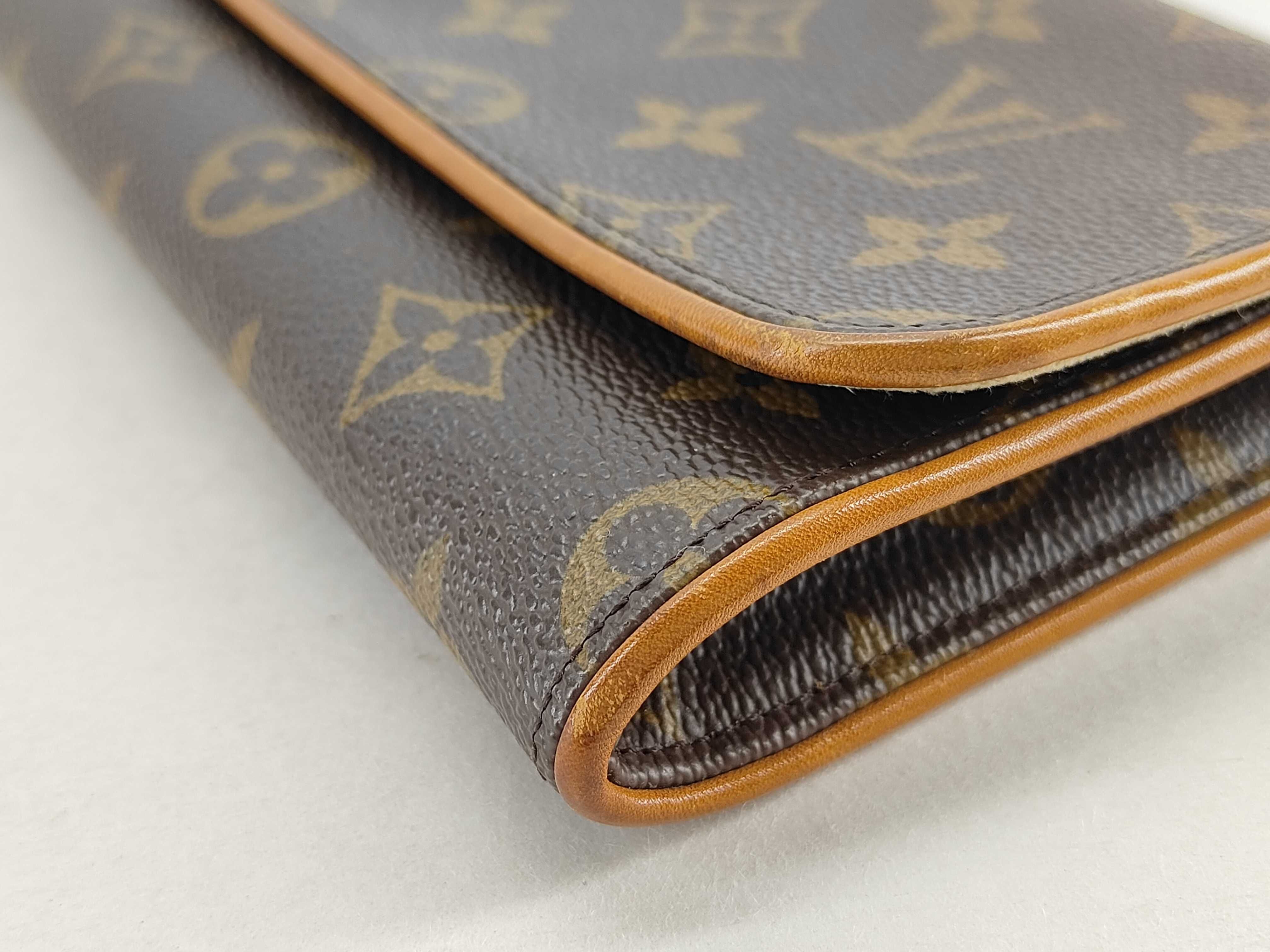 Monogram Pochette Twin PM M51854 FL0012 Brown Shoulder Bag — view 7