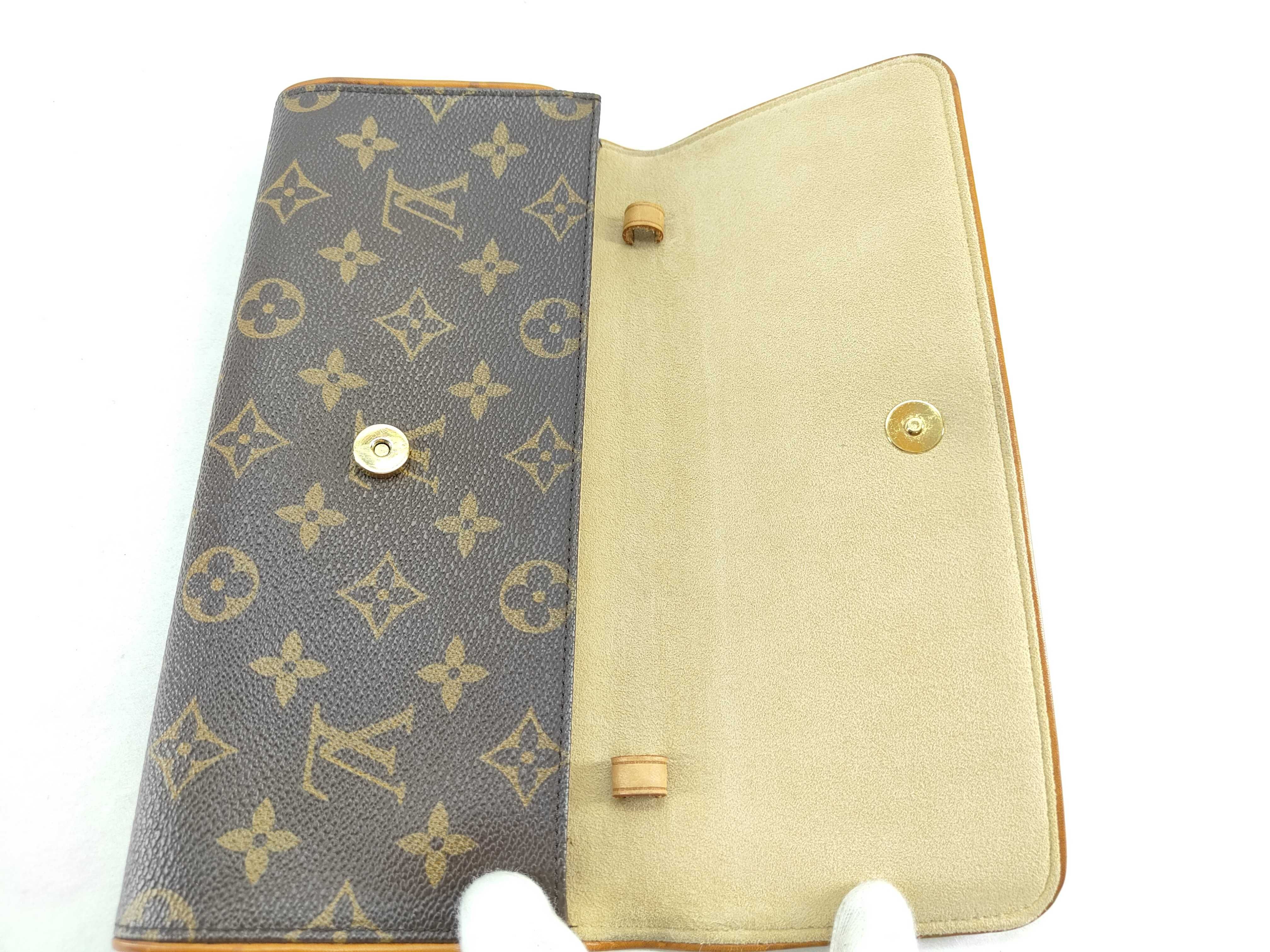 Monogram Pochette Twin PM M51854 FL0012 Brown Shoulder Bag — view 9