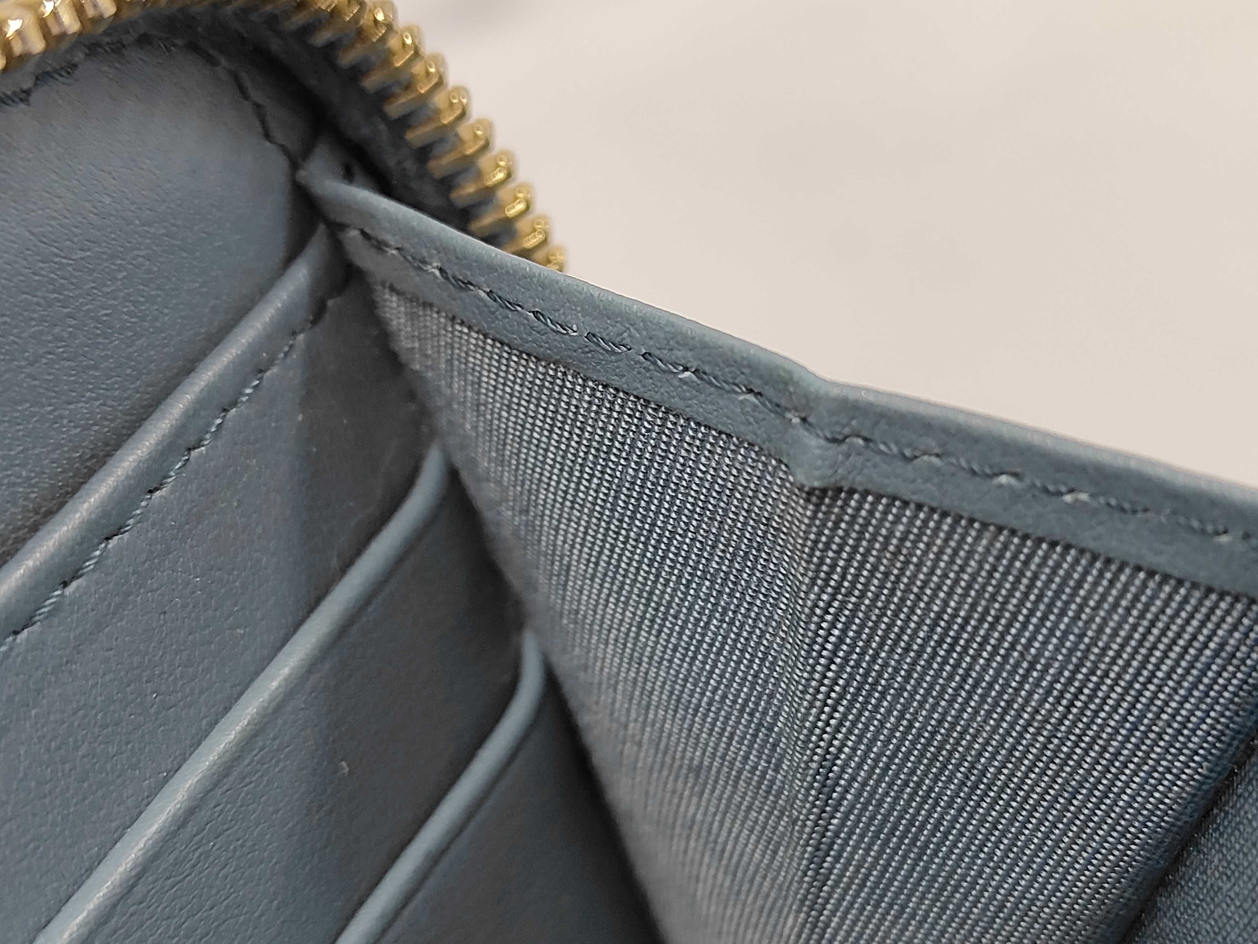 Deauville line long wallet, green. — view 13