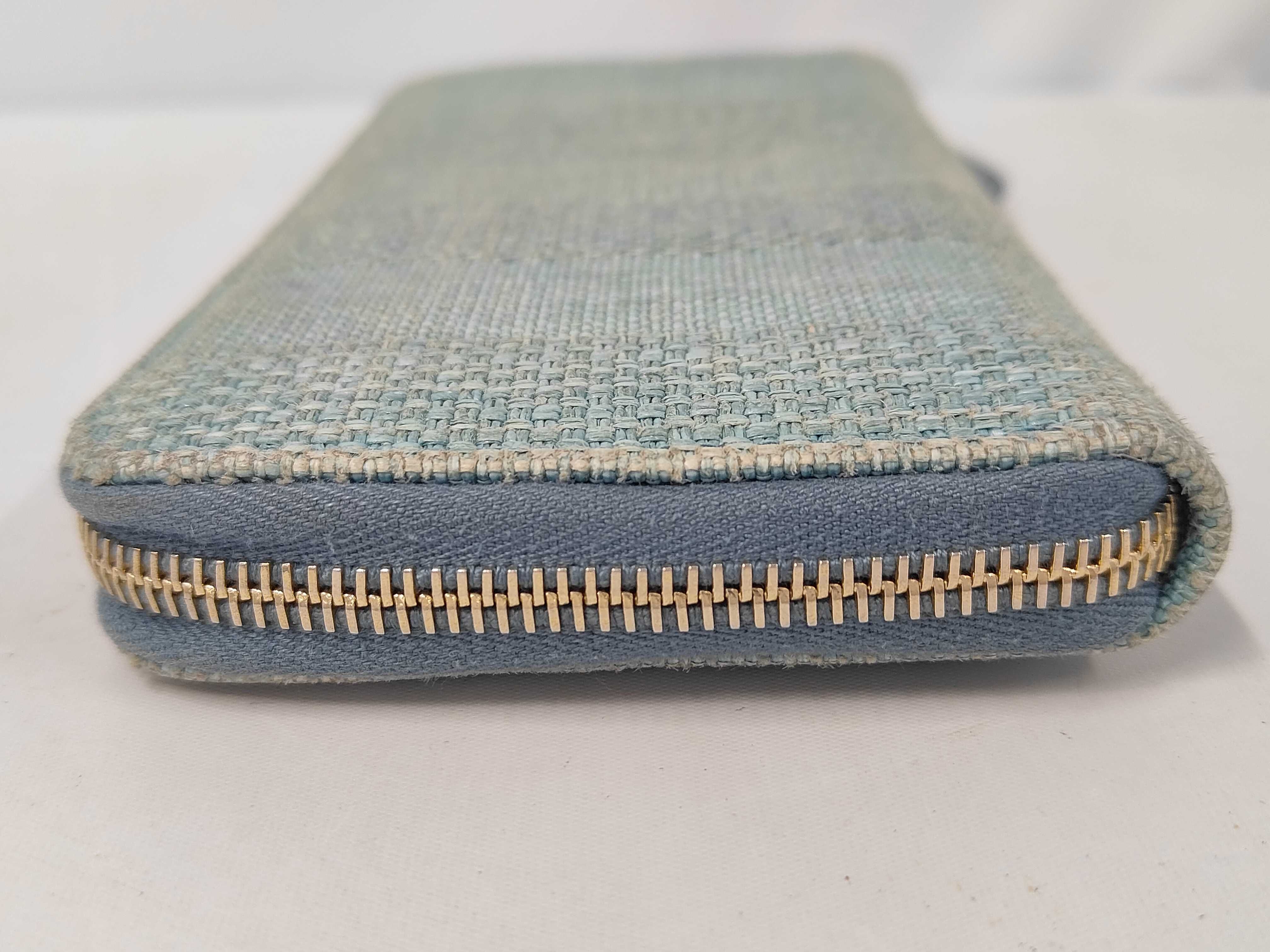 Deauville line long wallet, green. — view 5