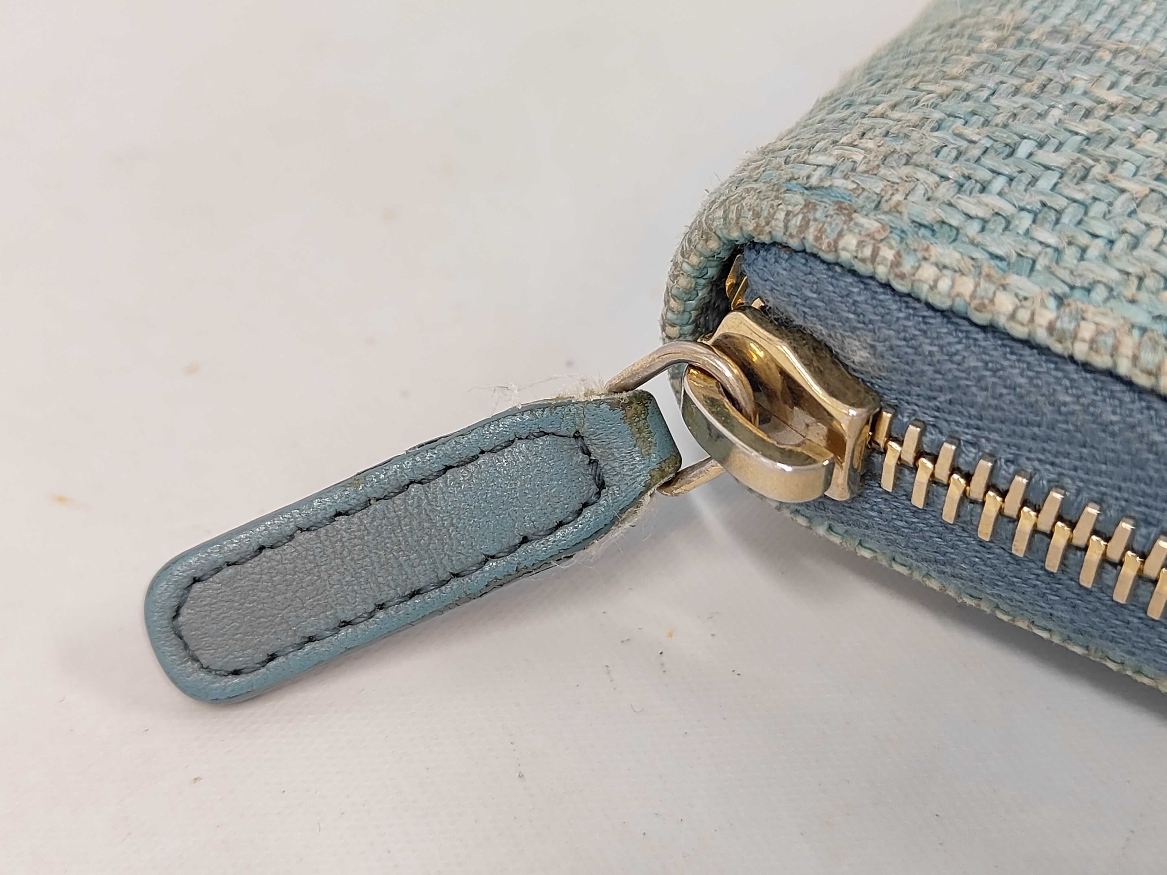 Deauville line long wallet, green. — view 7