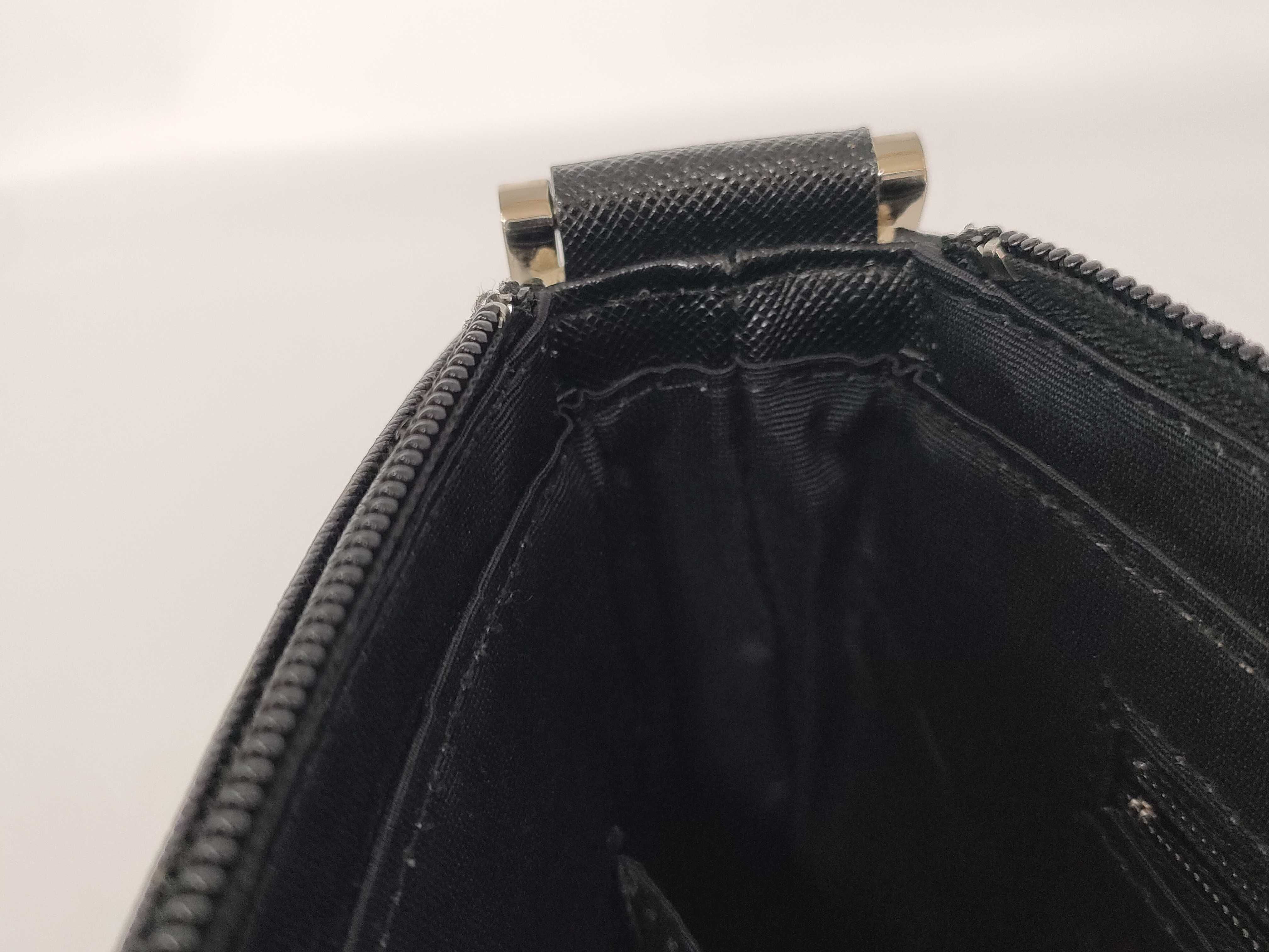 Shoulder Bag, Canvas Nova Check, Black Leather Shoulder Bag — view 12