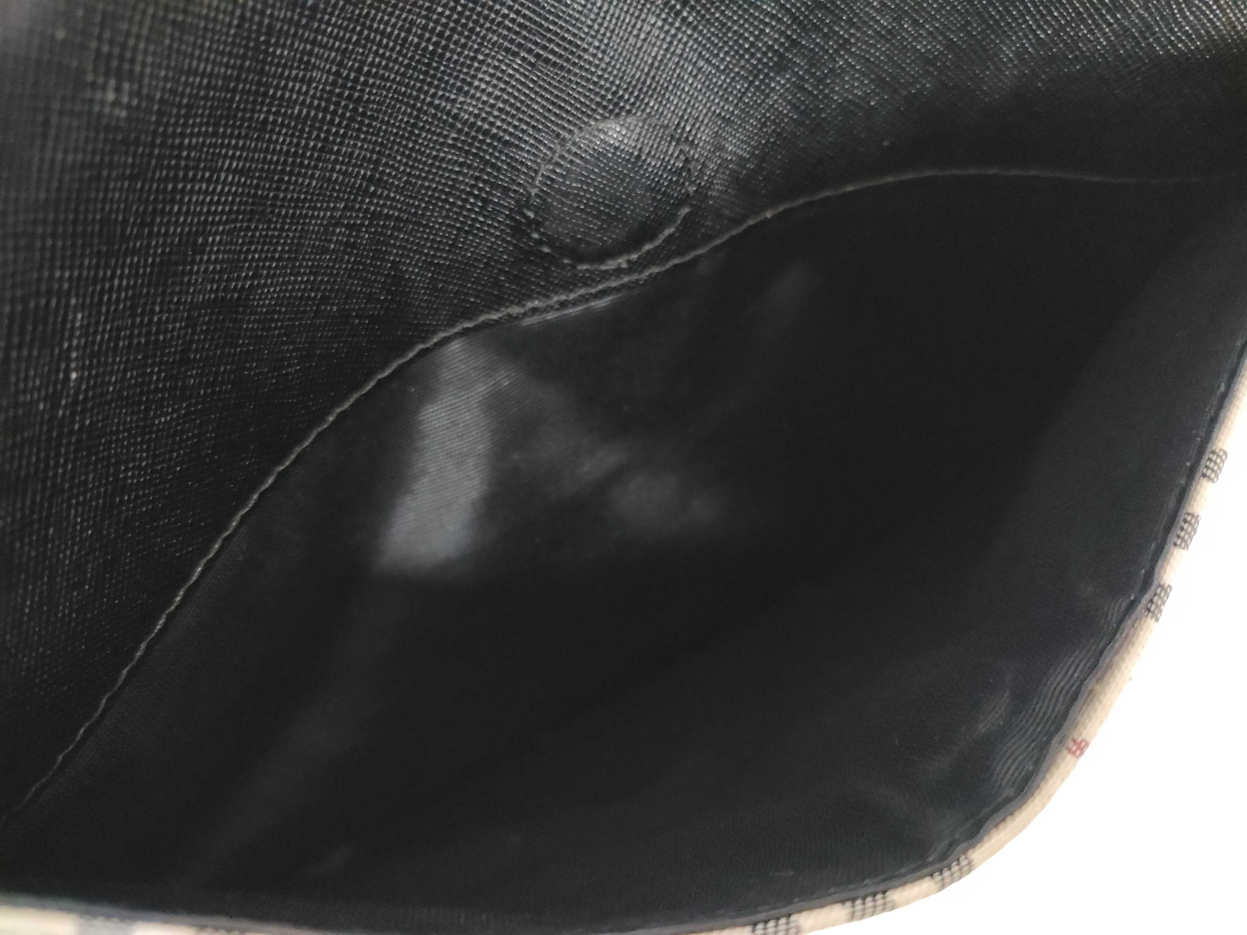 Shoulder Bag, Canvas Nova Check, Black Leather Shoulder Bag — view 14