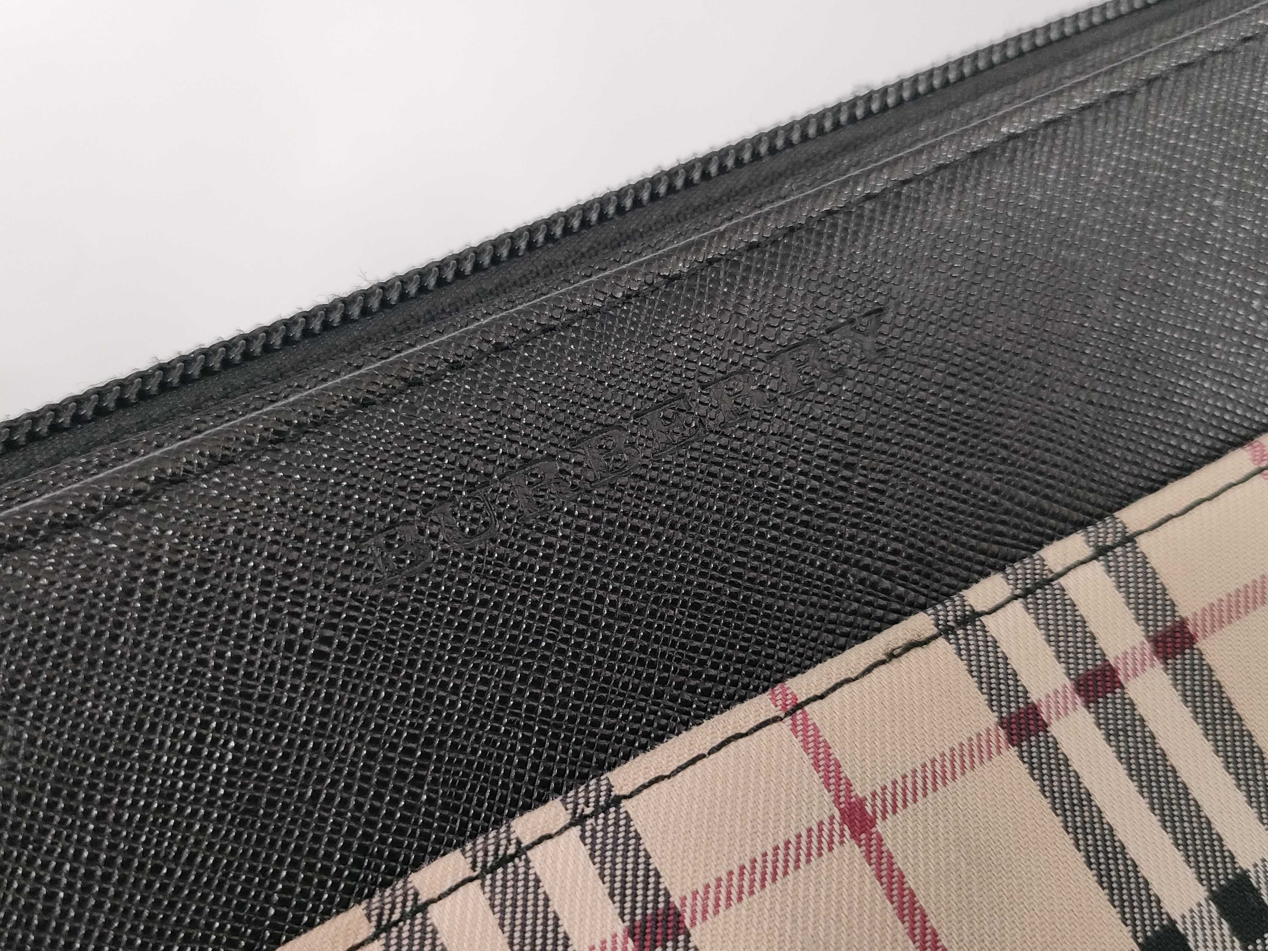 Shoulder Bag, Canvas Nova Check, Black Leather Shoulder Bag — view 15