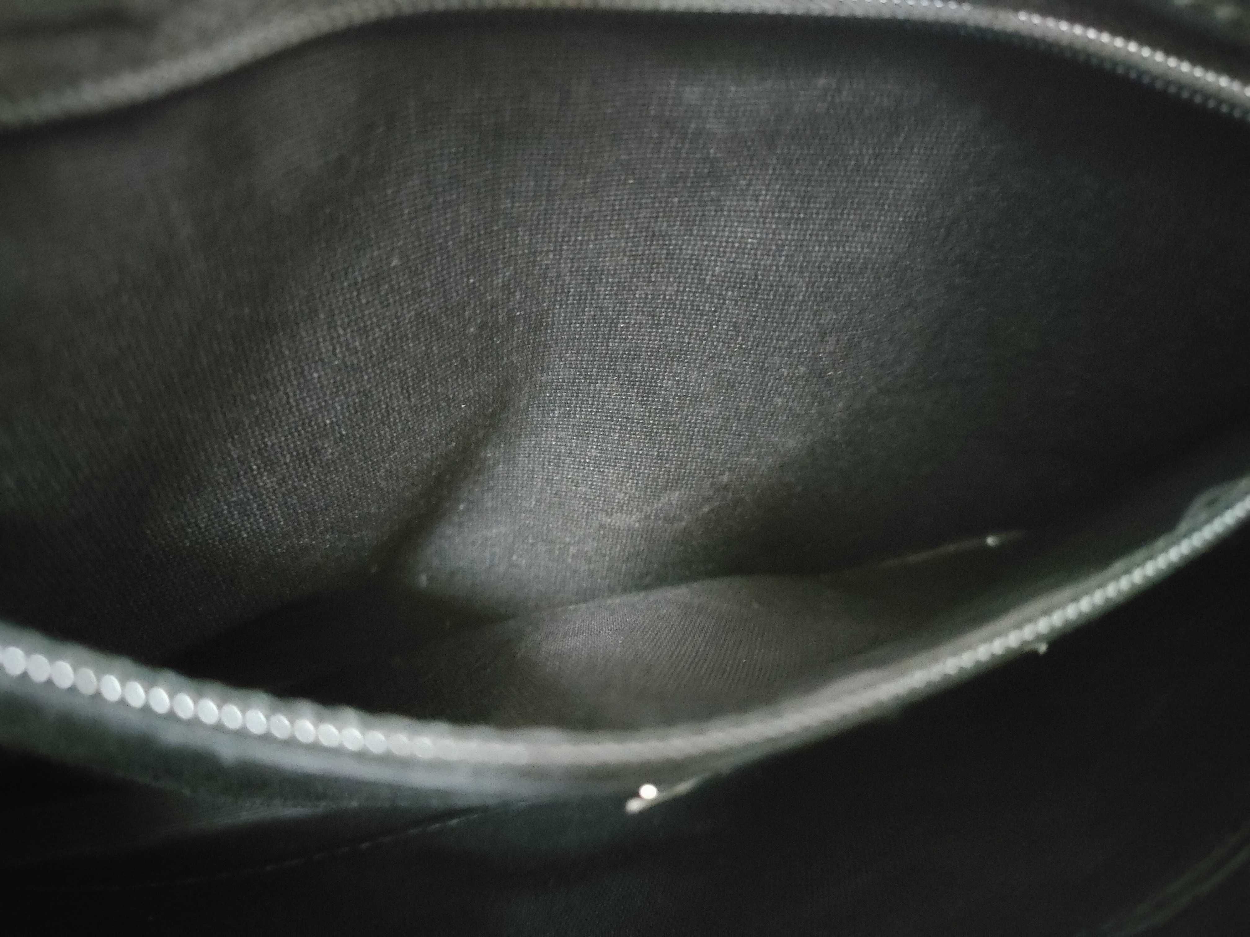 Shoulder Bag, Canvas Nova Check, Black Leather Shoulder Bag — view 10
