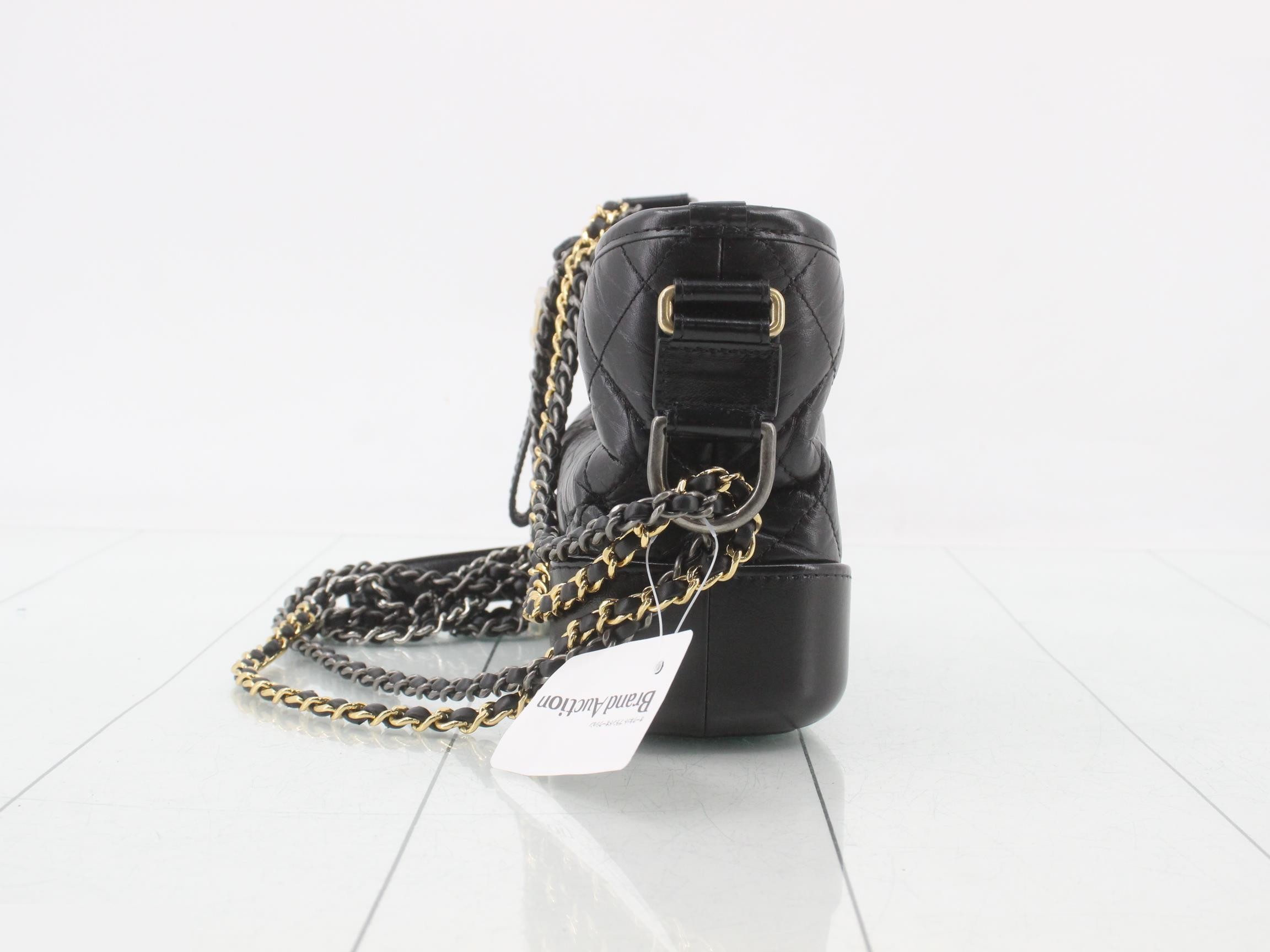 Gabrielle de Chanel Small Hobo Bag, Goatskin — view 3
