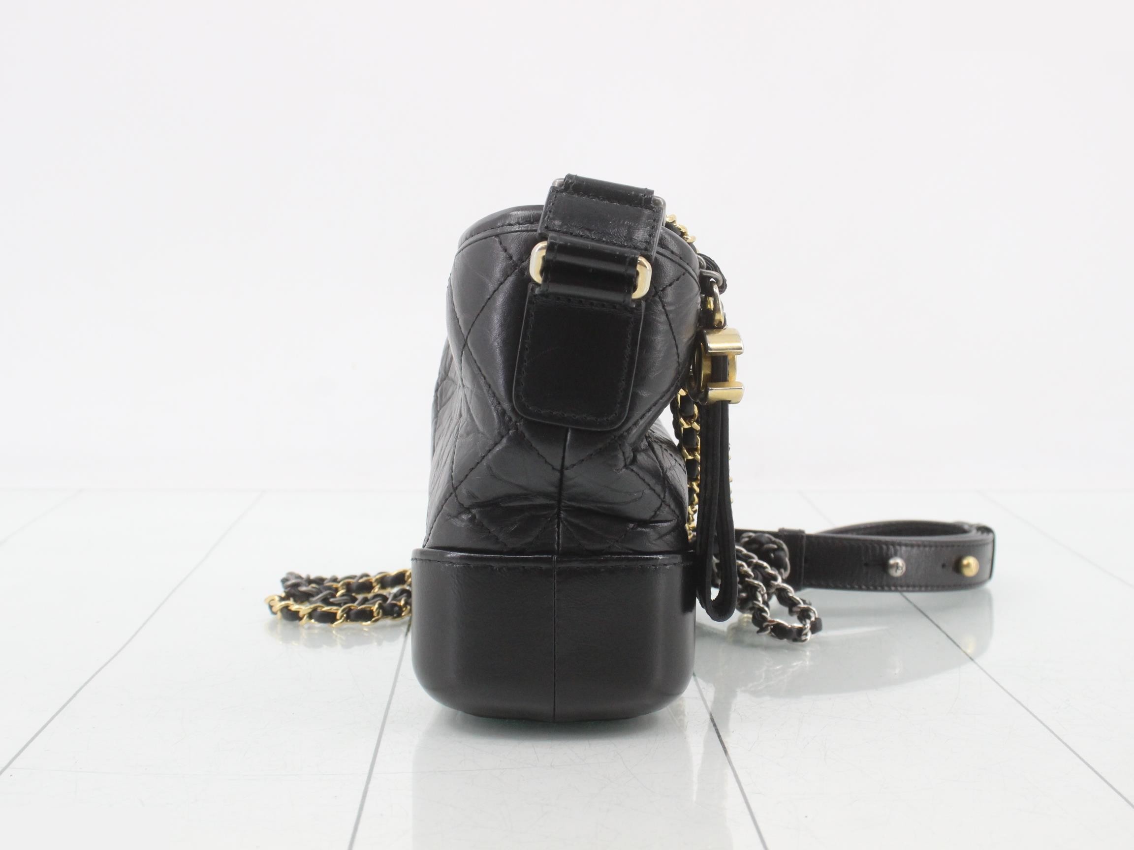 Gabrielle de Chanel Small Hobo Bag, Goatskin — view 4