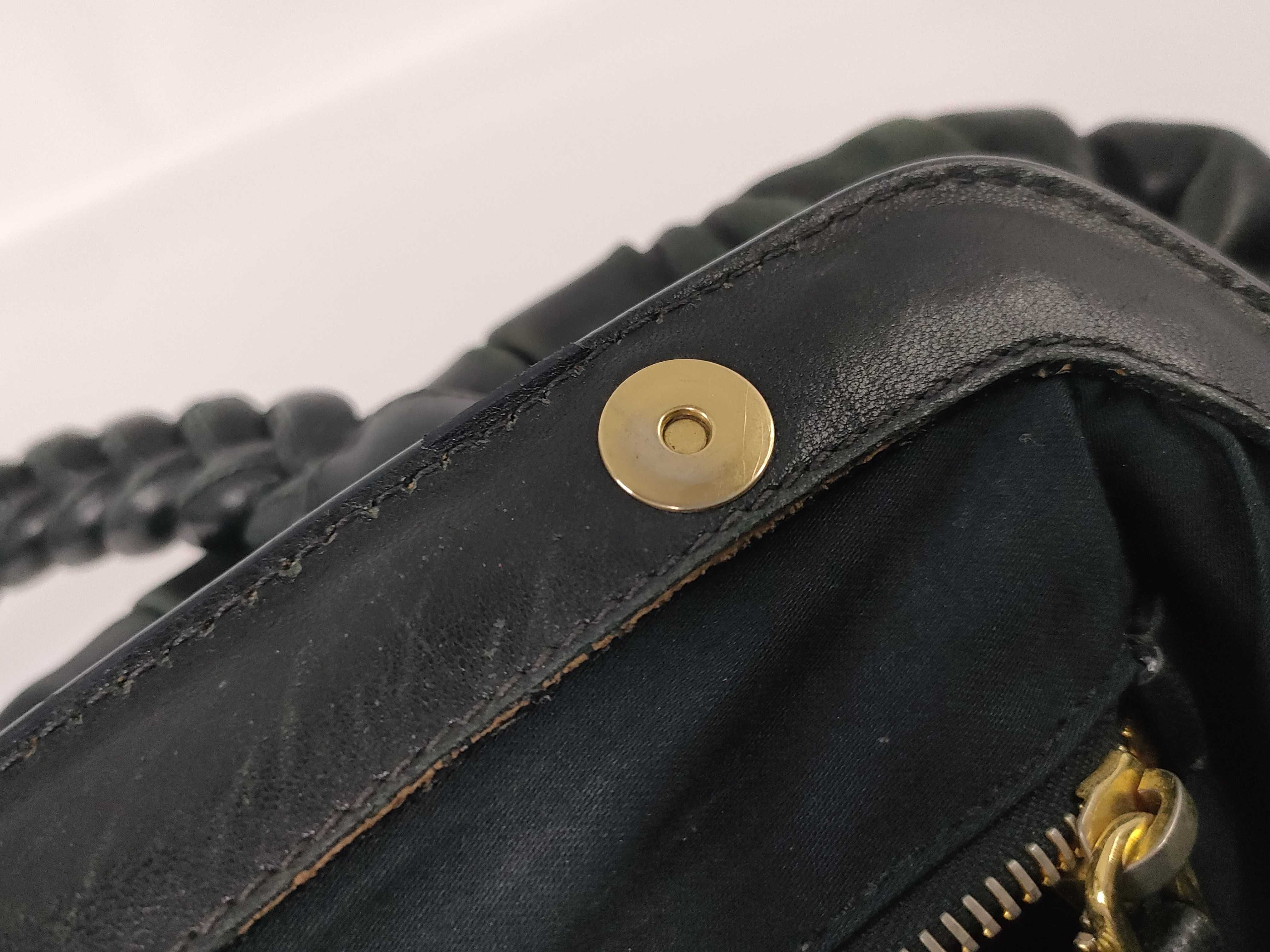 Matelassé Handbag, Black — view 12