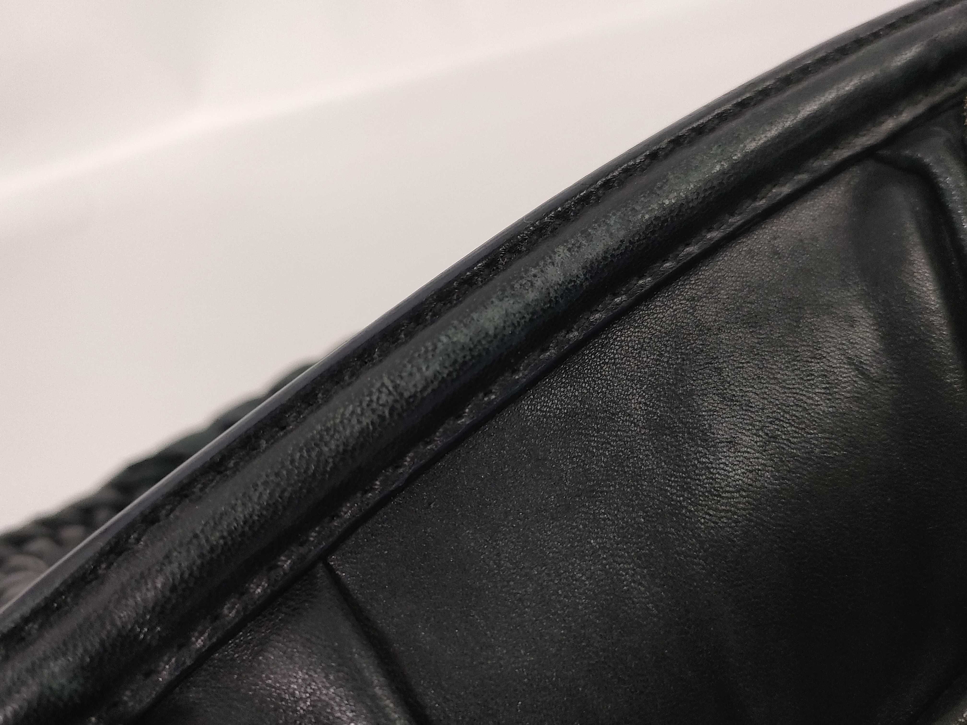 Matelassé Handbag, Black — view 14