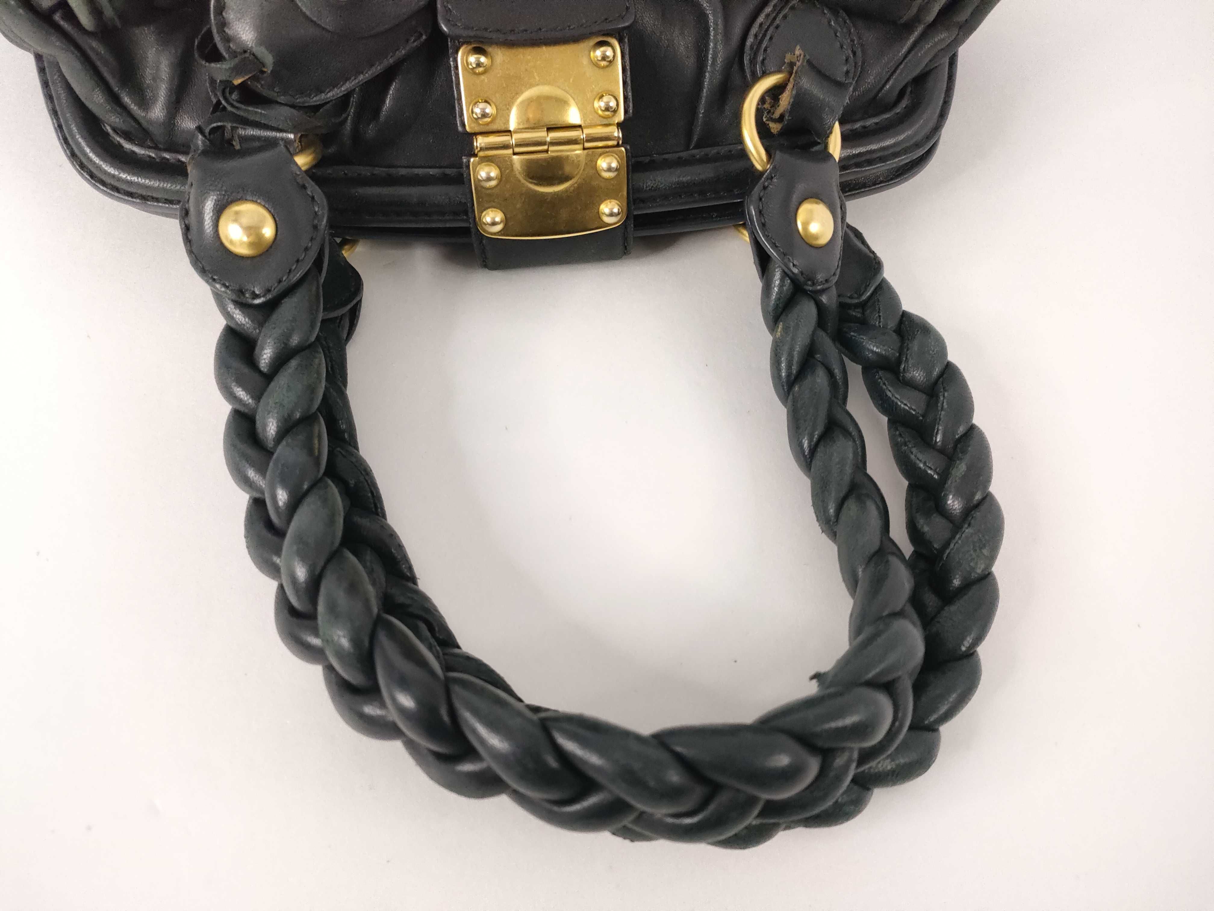 Matelassé Handbag, Black — view 3