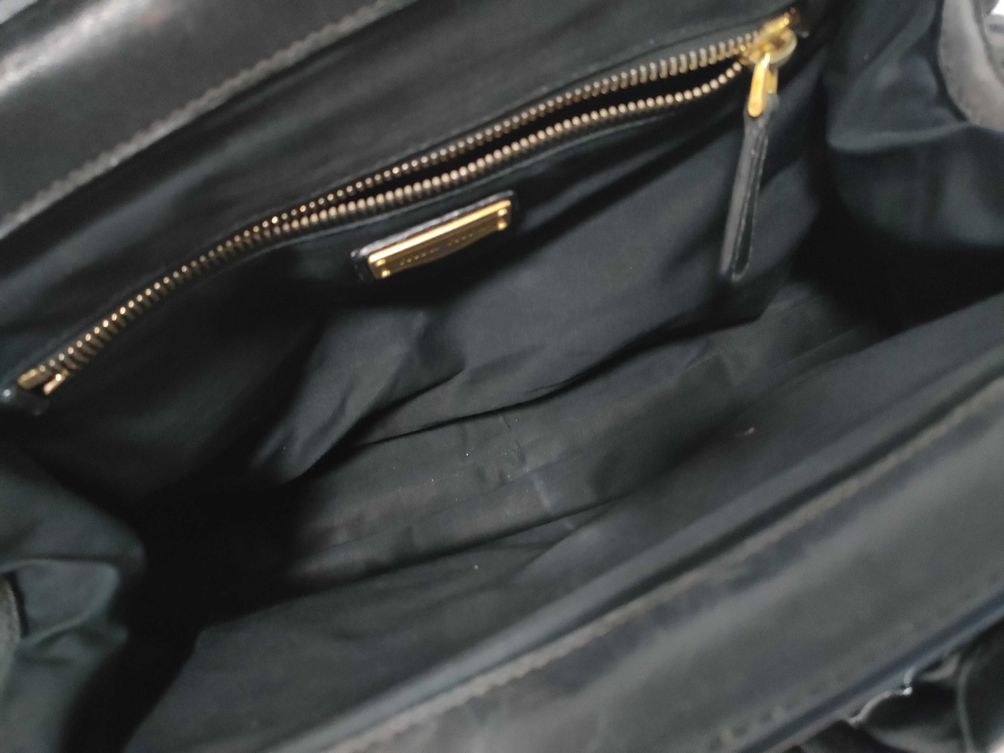 Matelassé Handbag, Black — view 8