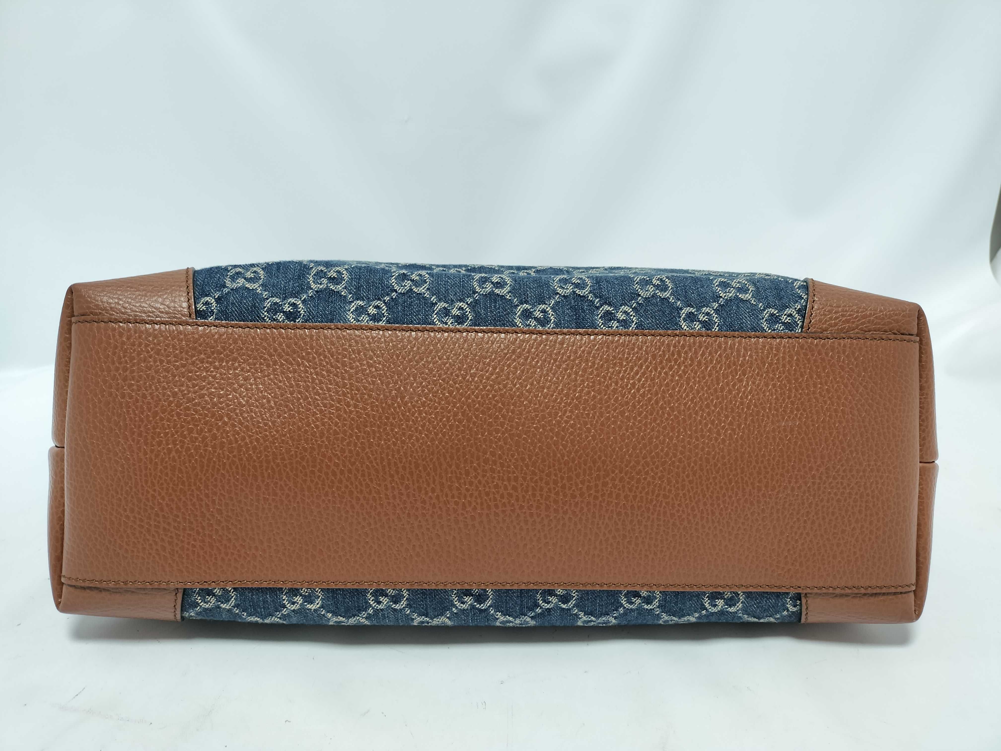 GG Denim Tote Bag Ophidia Tote Bag — view 6
