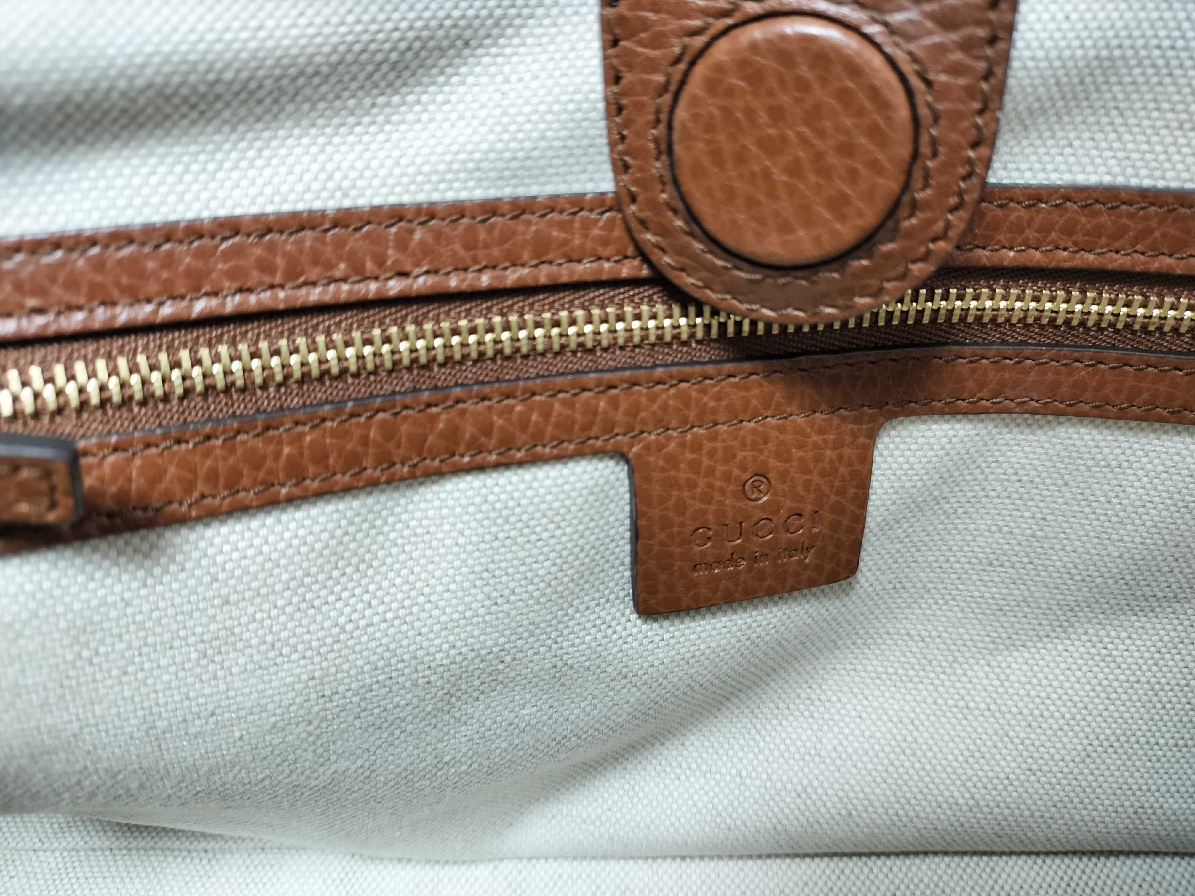 GG Denim Tote Bag Ophidia Tote Bag — view 9