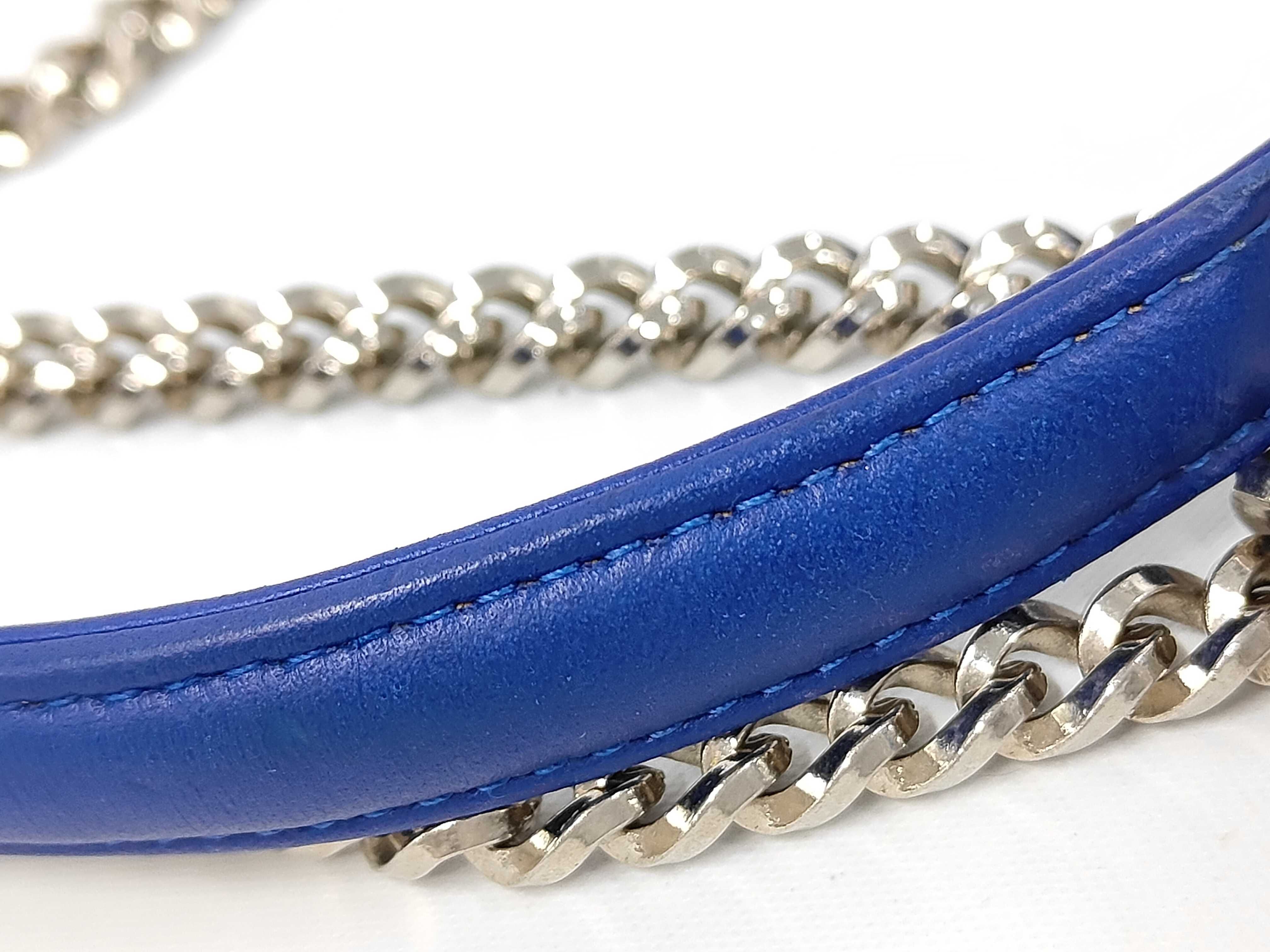 Miss Dior Canage Lamb Promenade Chain Wallet Blue Shoulder Bag — view 6