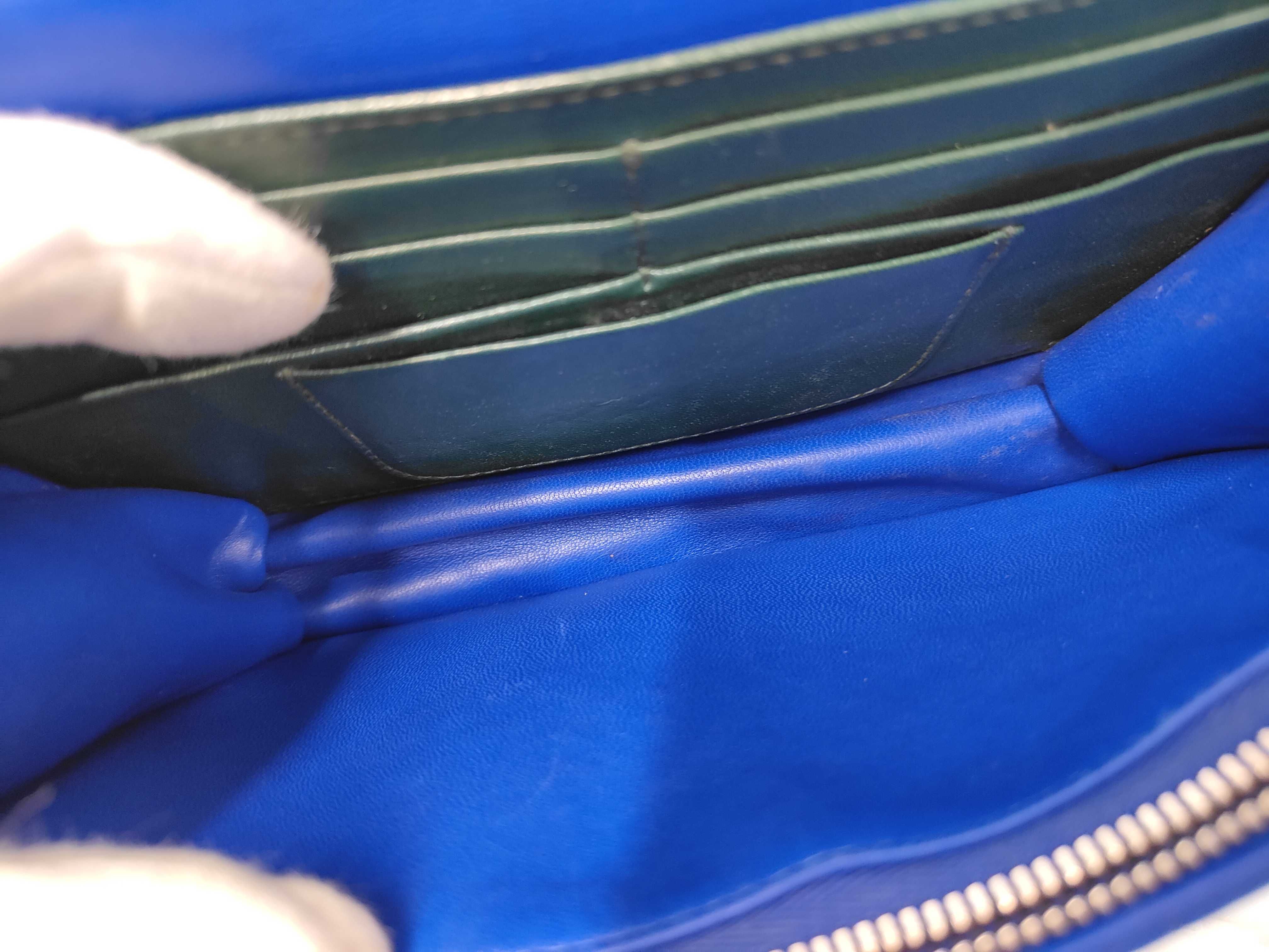 Miss Dior Canage Lamb Promenade Chain Wallet Blue Shoulder Bag — view 9