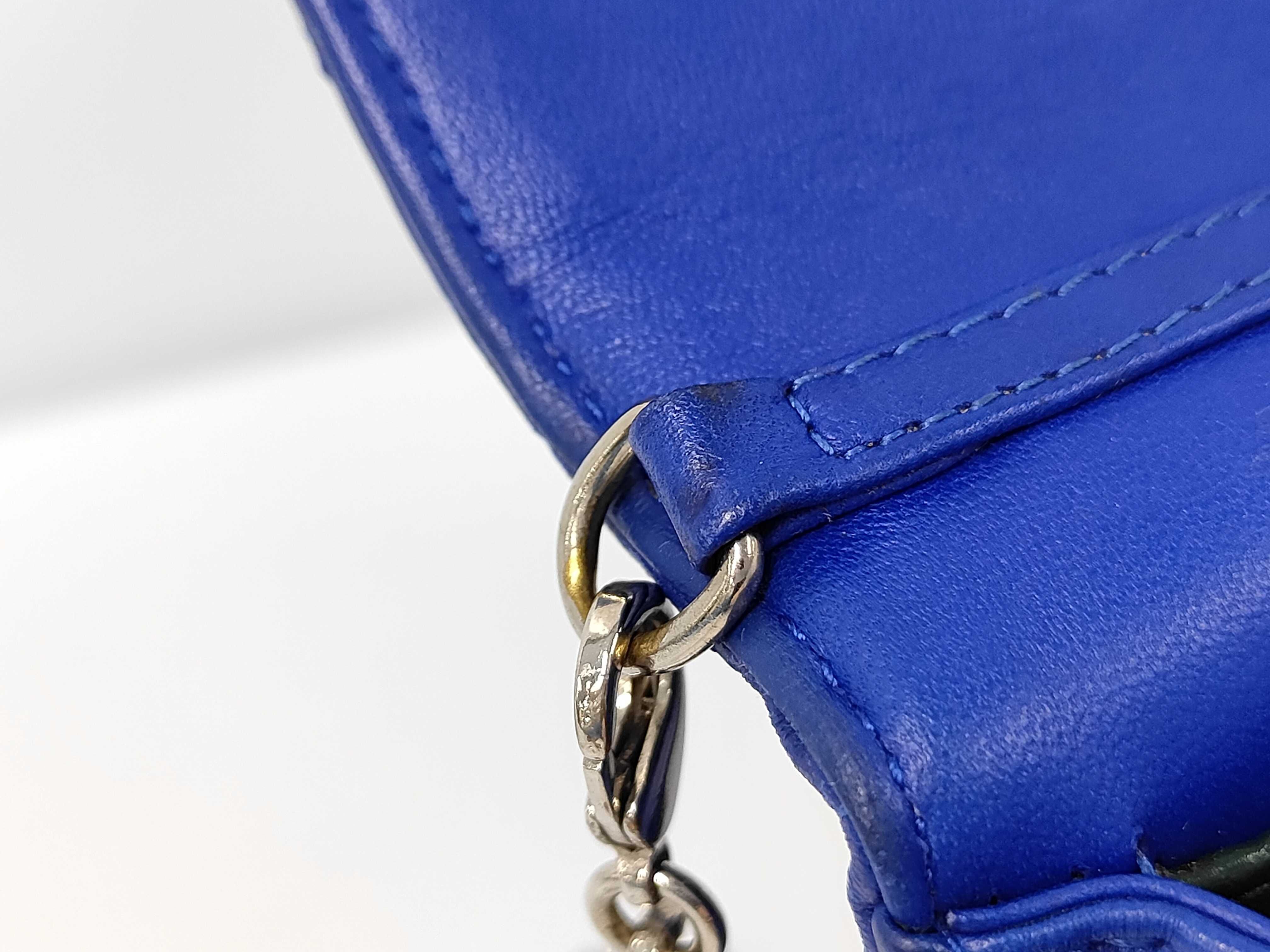 Miss Dior Canage Lamb Promenade Chain Wallet Blue Shoulder Bag — view 10