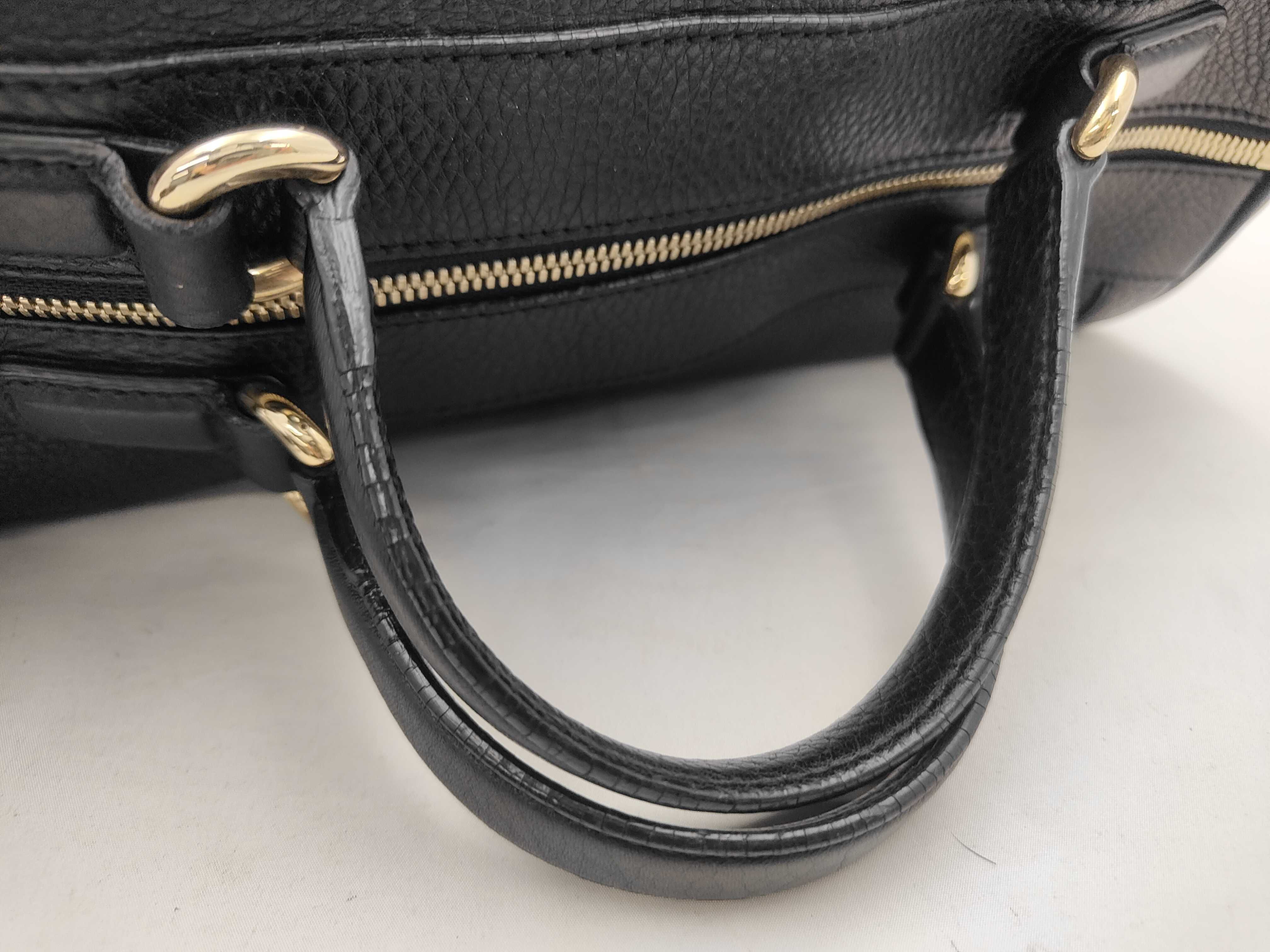 Soho 282302 Leather Black Boston Bag — view 3