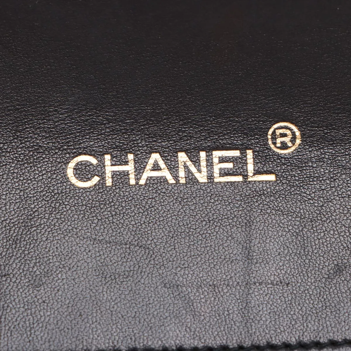 Matelasse Lambskin Single Flap Double Chain Bag Black Gold Hardware 0445152 Series 0 Internal External Fabric — view 12