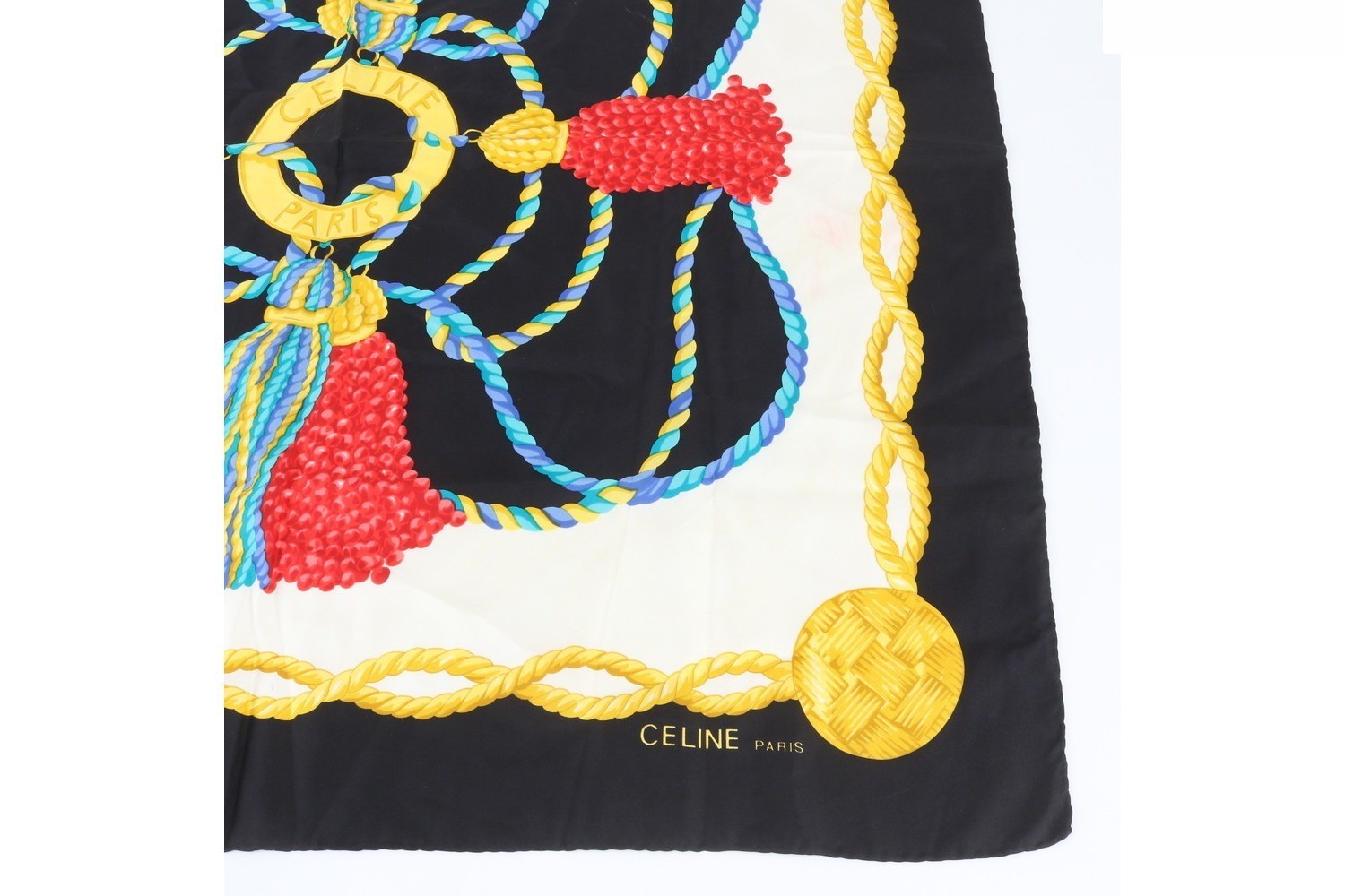100% Silk Scarf with Tag — view 5