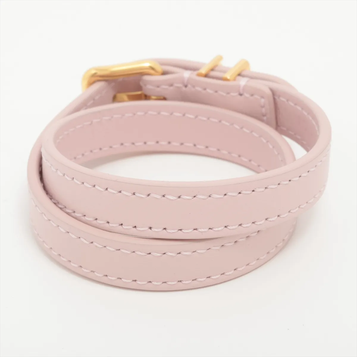 Triomphe Bracelet C1 GP×Leather Gold×Pink — view 2