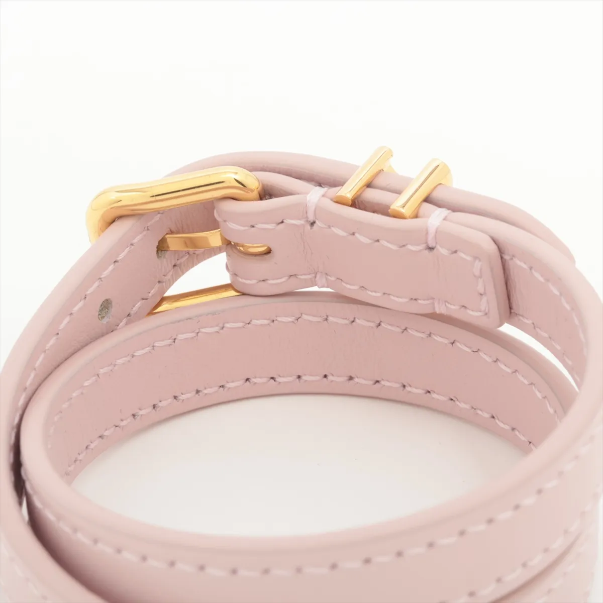 Triomphe Bracelet C1 GP×Leather Gold×Pink — view 4
