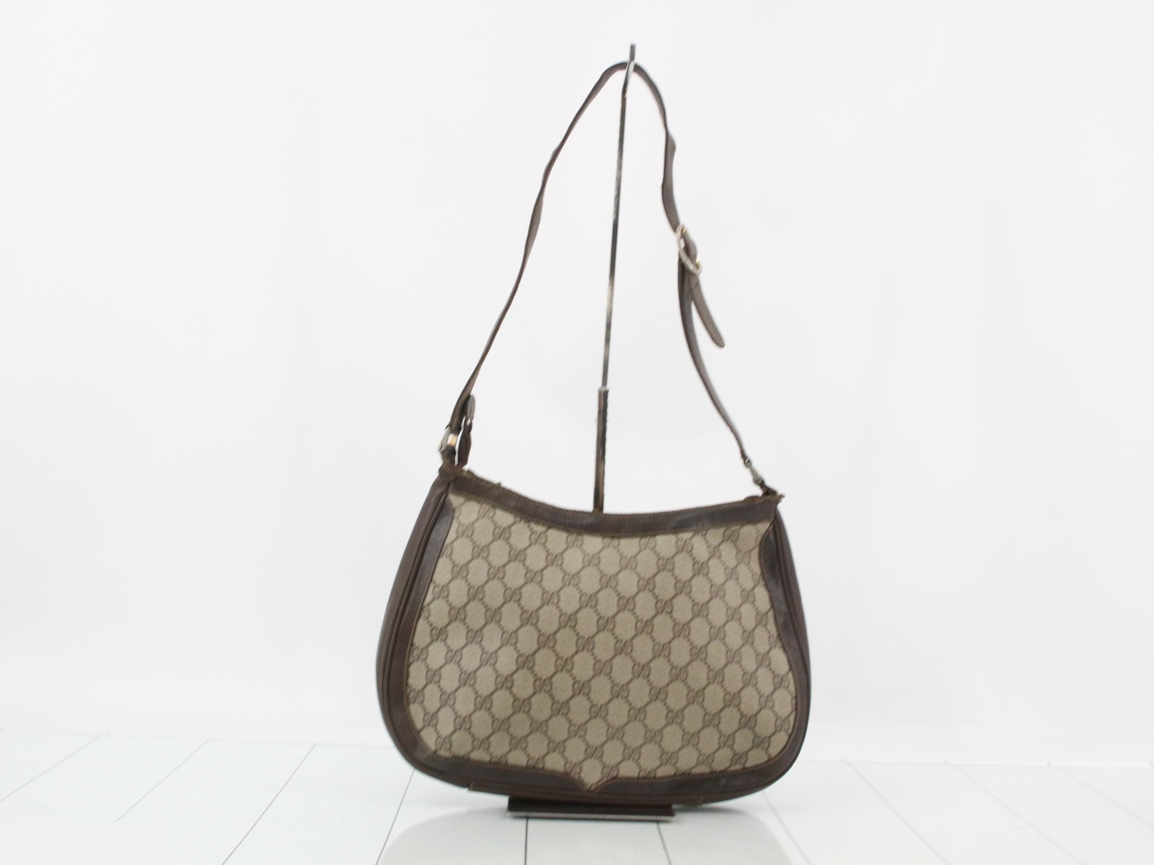 GG Supreme Leather Sherry Line Shoulder Bag — view 3
