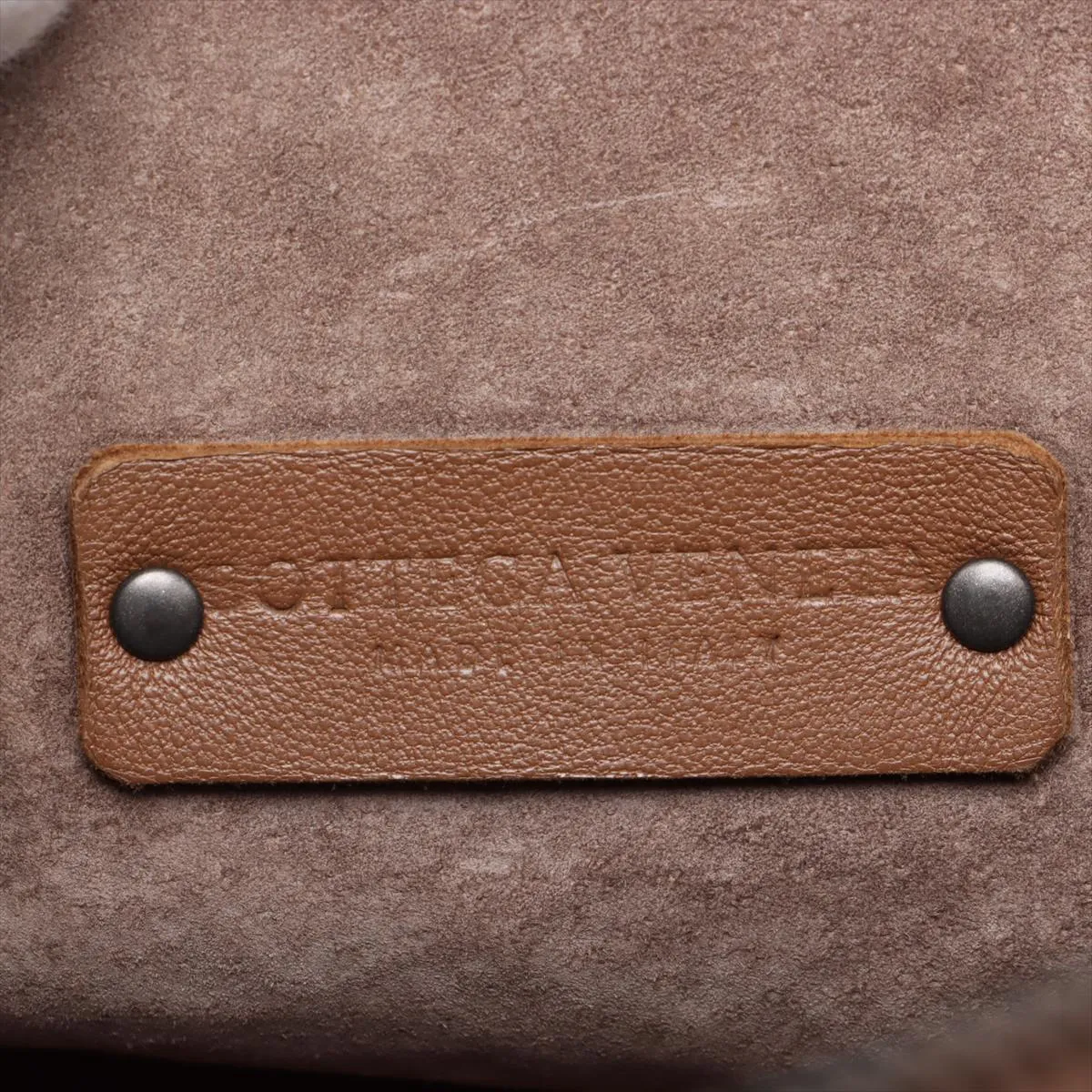 Intrecciato Leather Shoulder Bag Brown — view 8