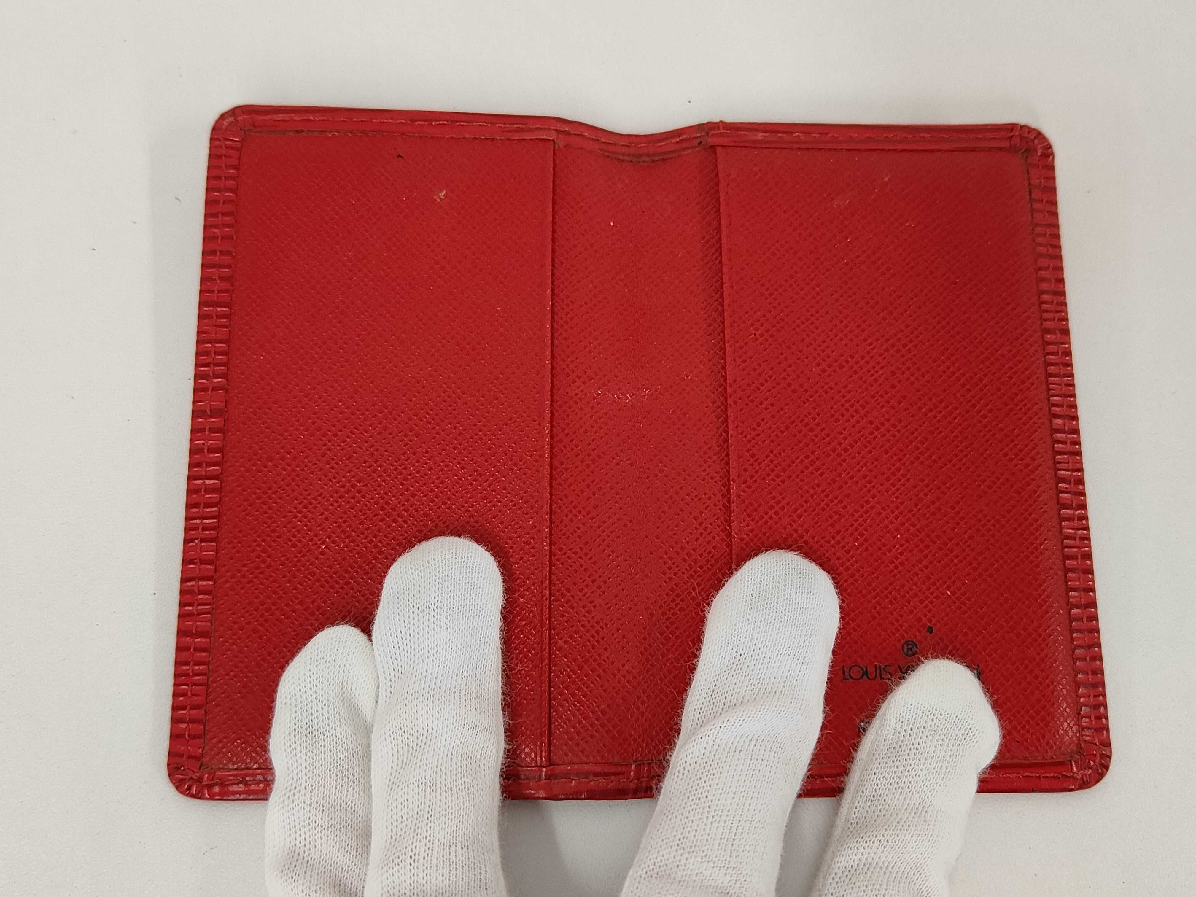 Epi Leather Pochette Carte Visite M56577 Red CA1909 Card Case — view 4