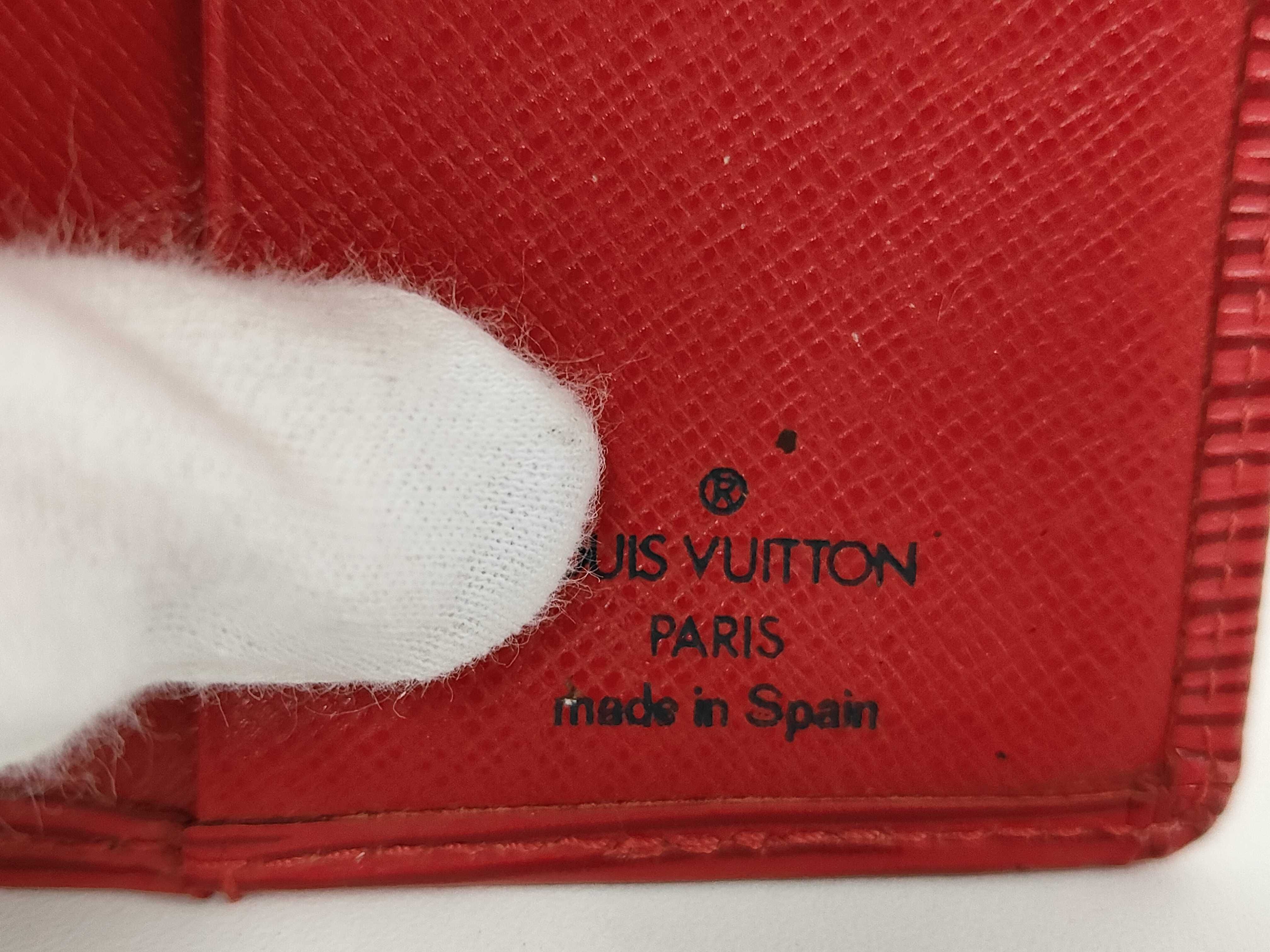 Epi Leather Pochette Carte Visite M56577 Red CA1909 Card Case — view 5