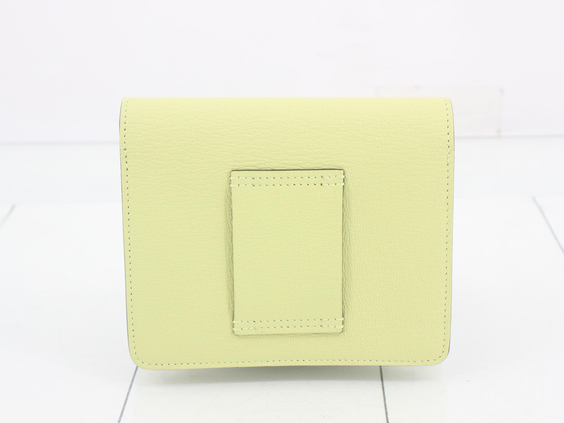 Lurislim Chevre leather, unused, B stamp, yellowish color. — view 2