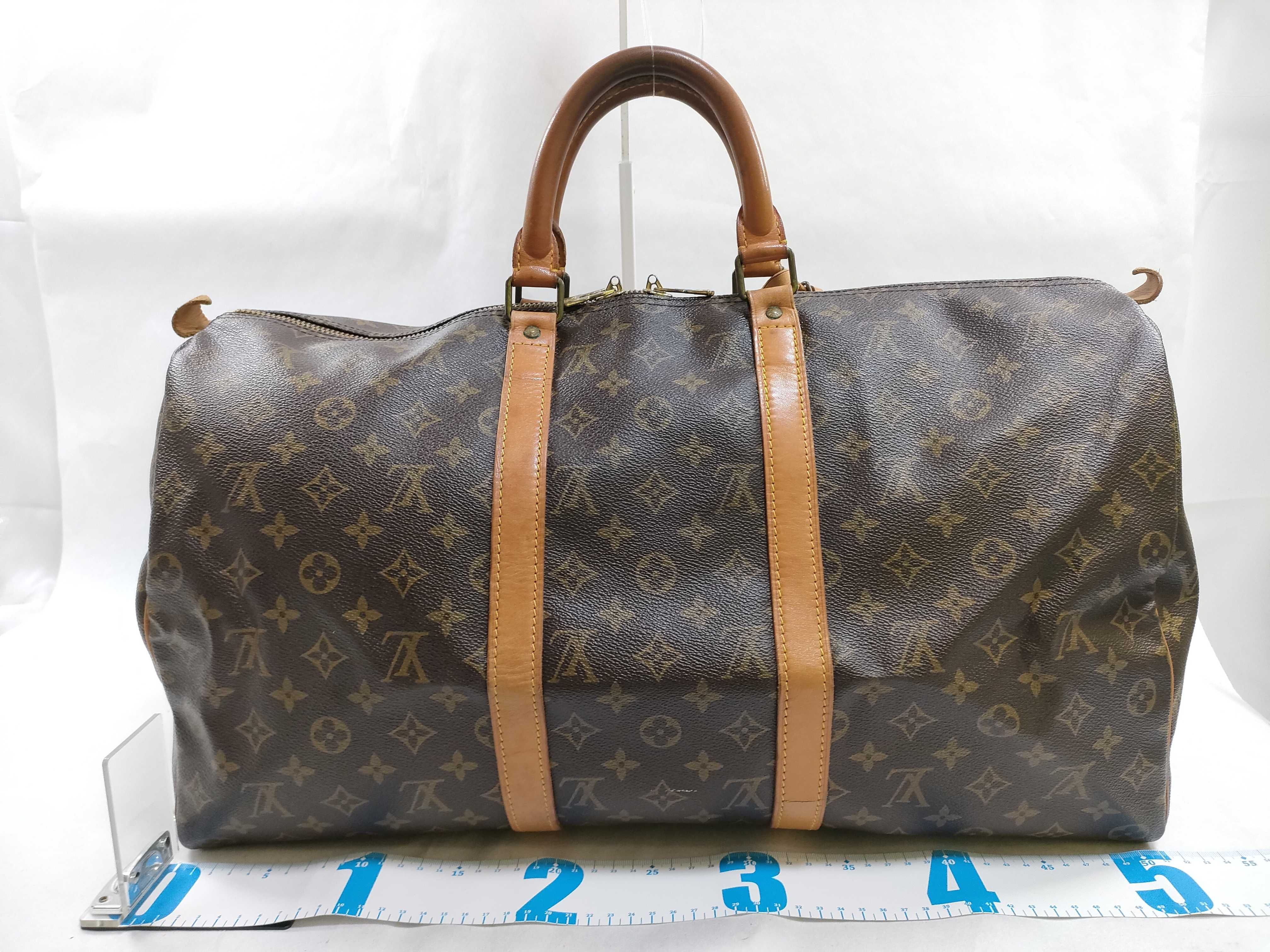 Monogram LV Keepall 50 M41426 Monogram Boston Bag — view 2