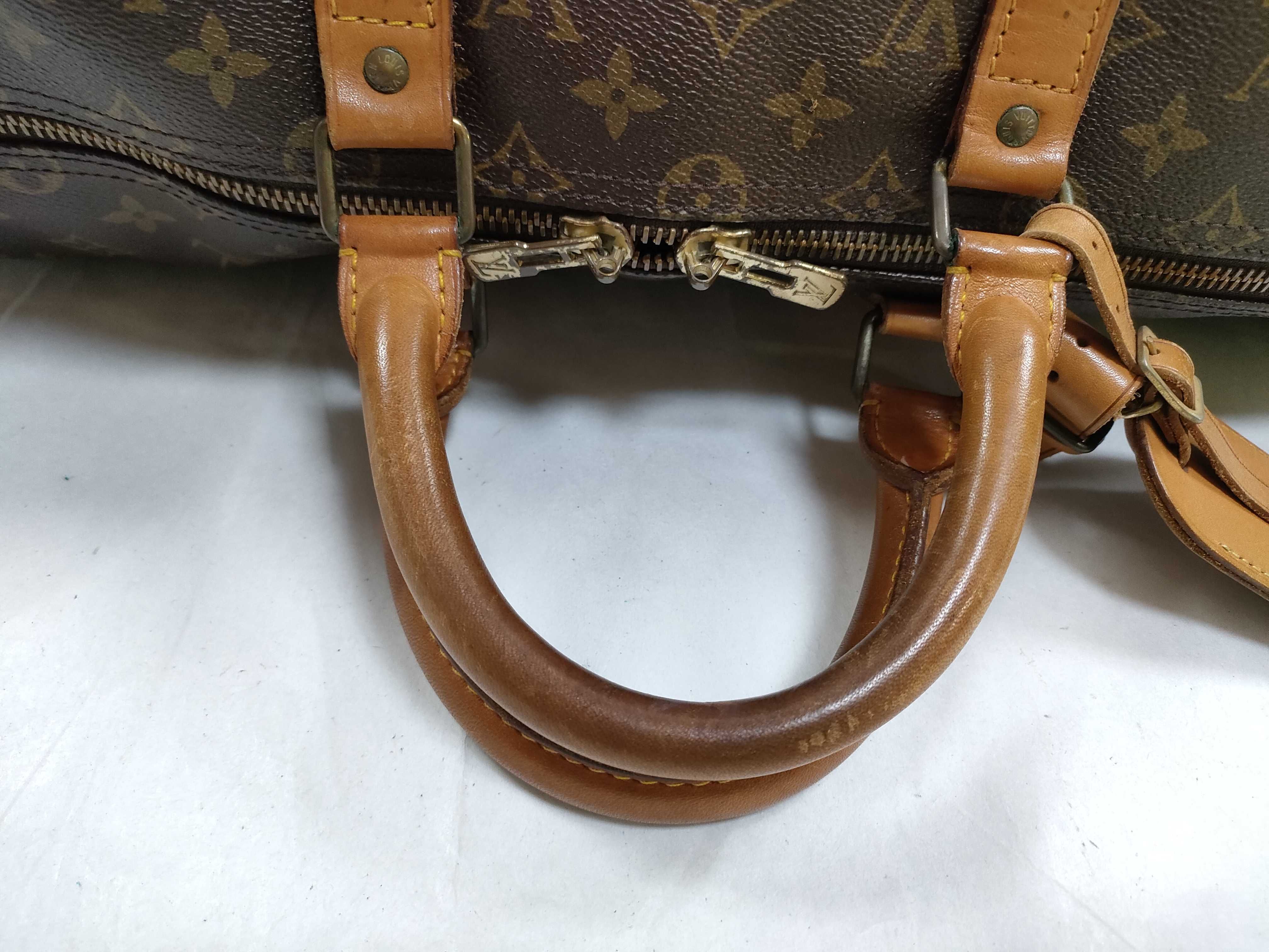 Monogram LV Keepall 50 M41426 Monogram Boston Bag — view 3