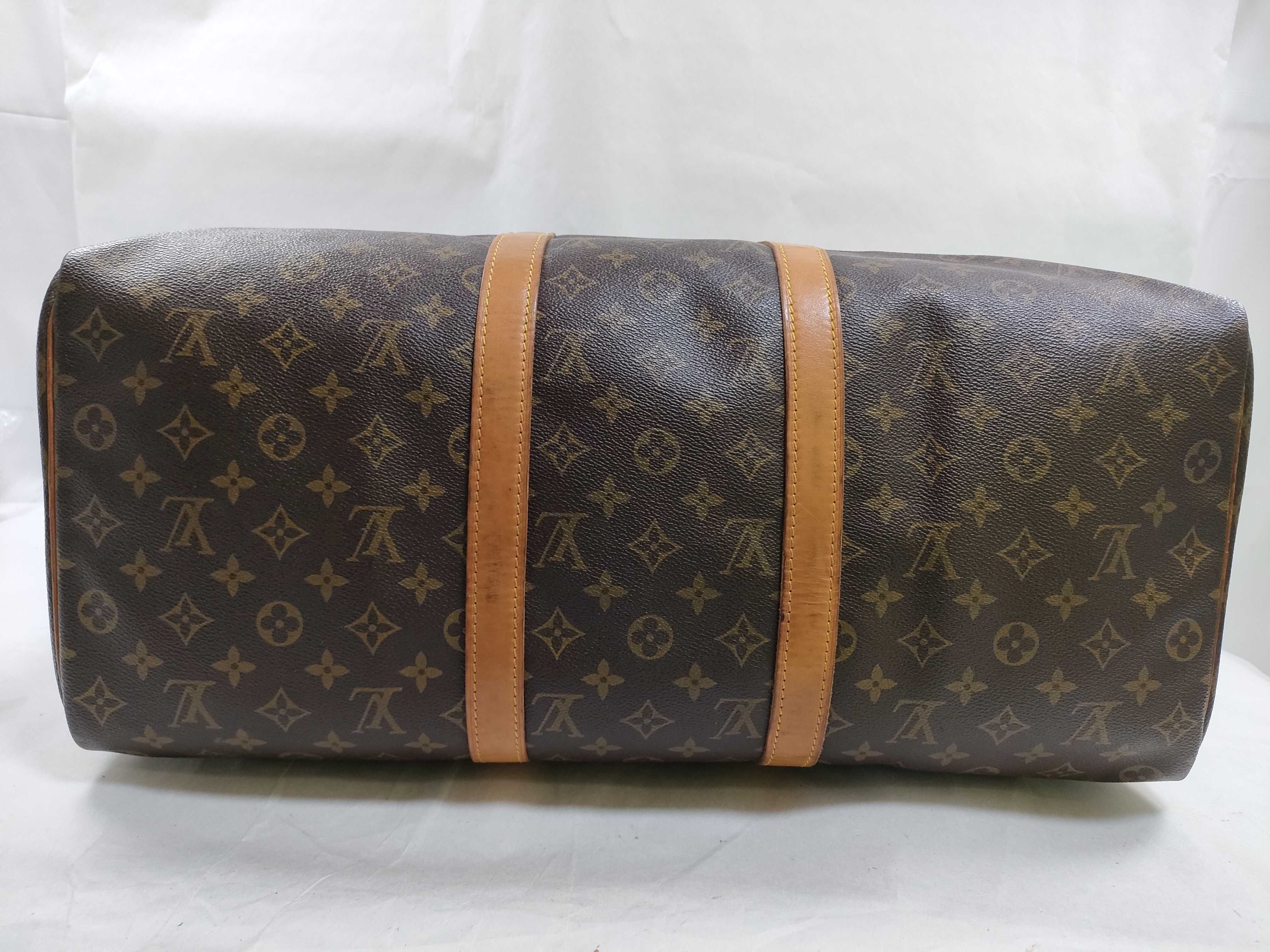 Monogram LV Keepall 50 M41426 Monogram Boston Bag — view 9
