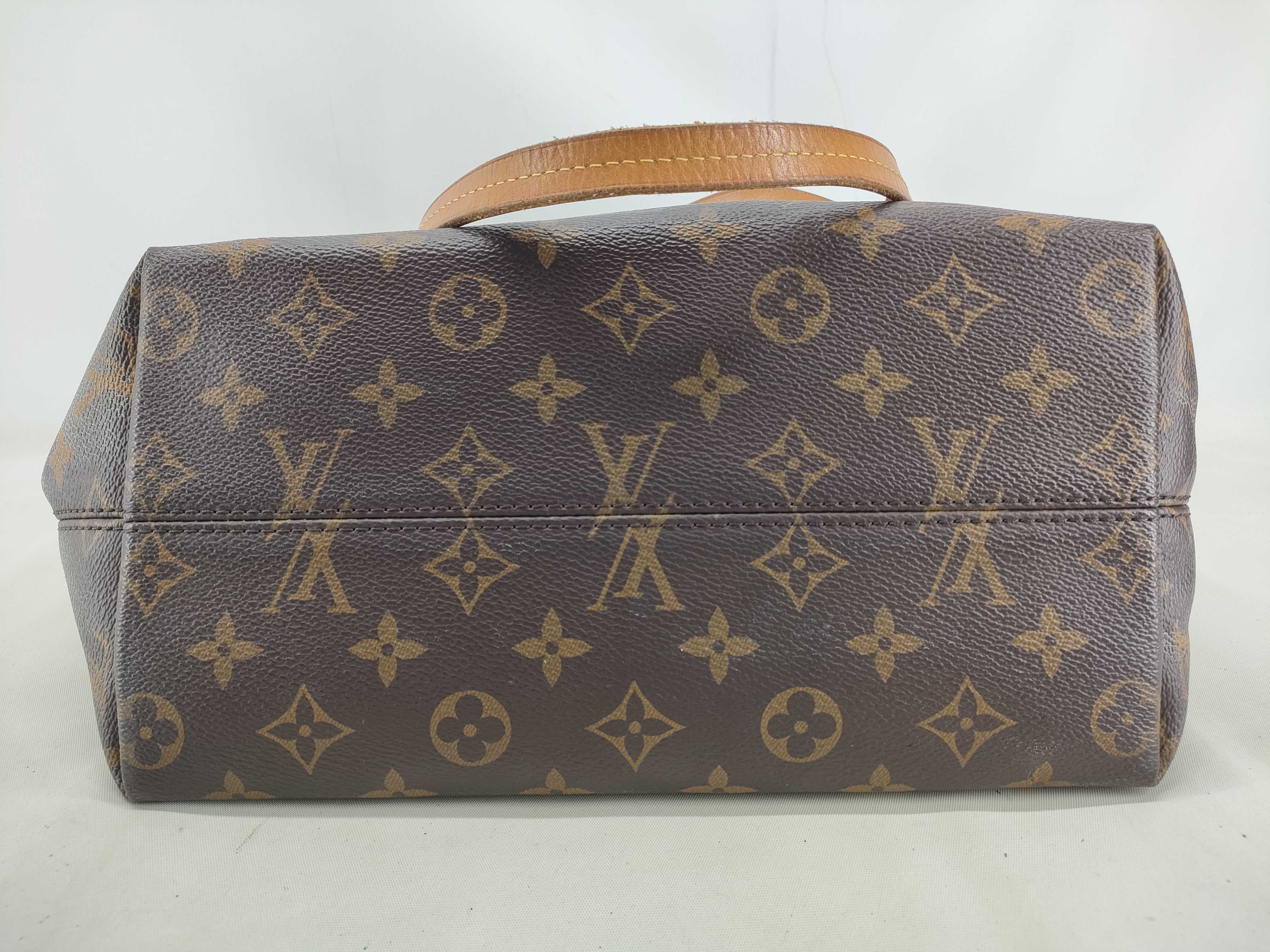 Monogram Vuitton Monogram Iena PM M42268 FL3186 Brown Tote Bag — view 3