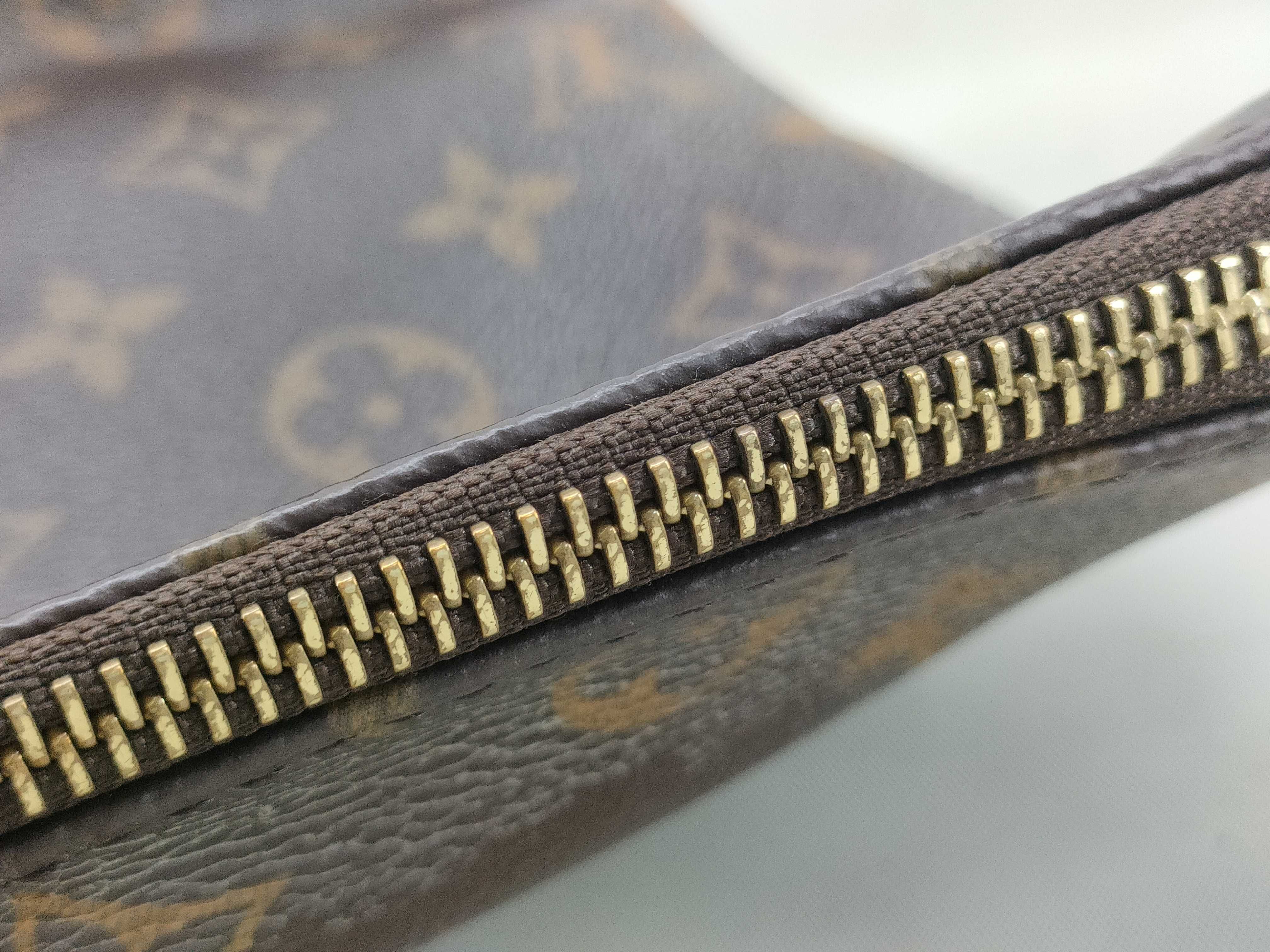 Monogram Vuitton Monogram Iena PM M42268 FL3186 Brown Tote Bag — view 7