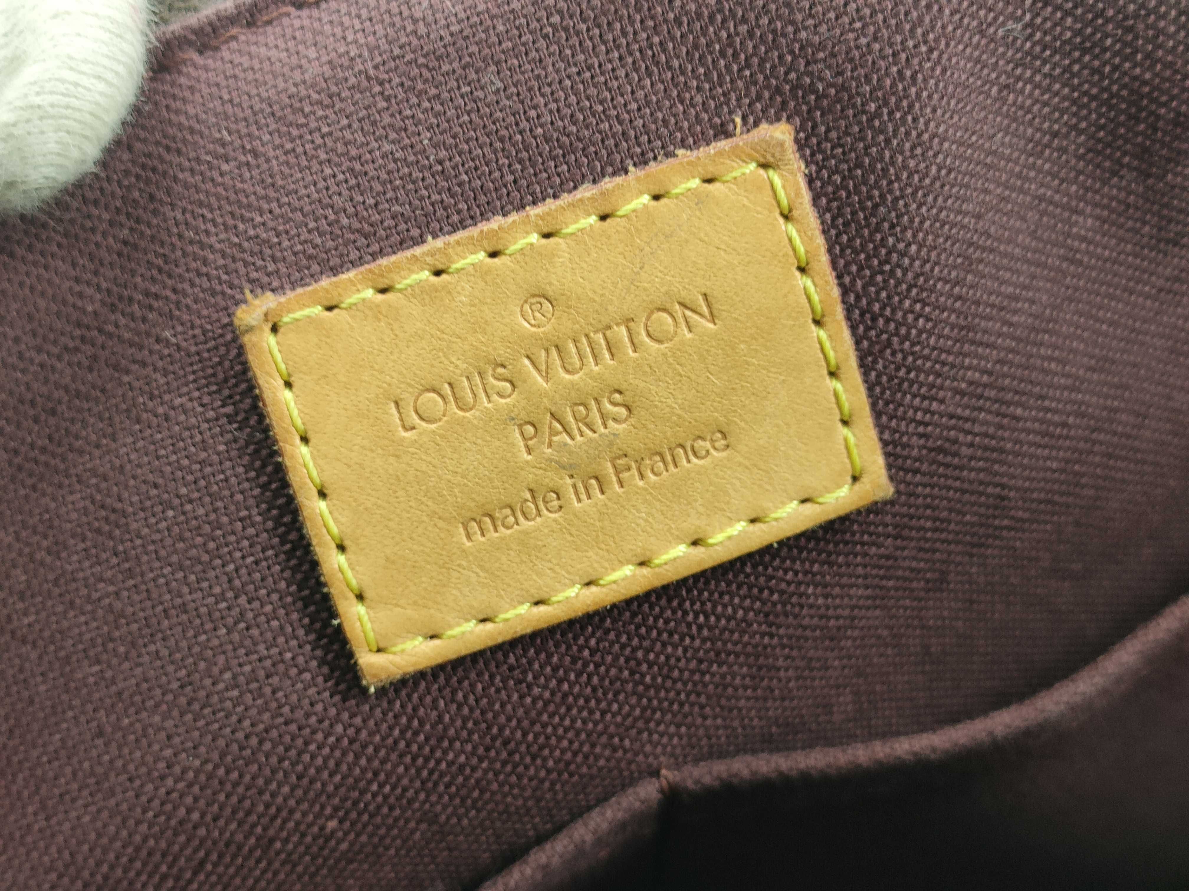 Monogram Vuitton Monogram Iena PM M42268 FL3186 Brown Tote Bag — view 9