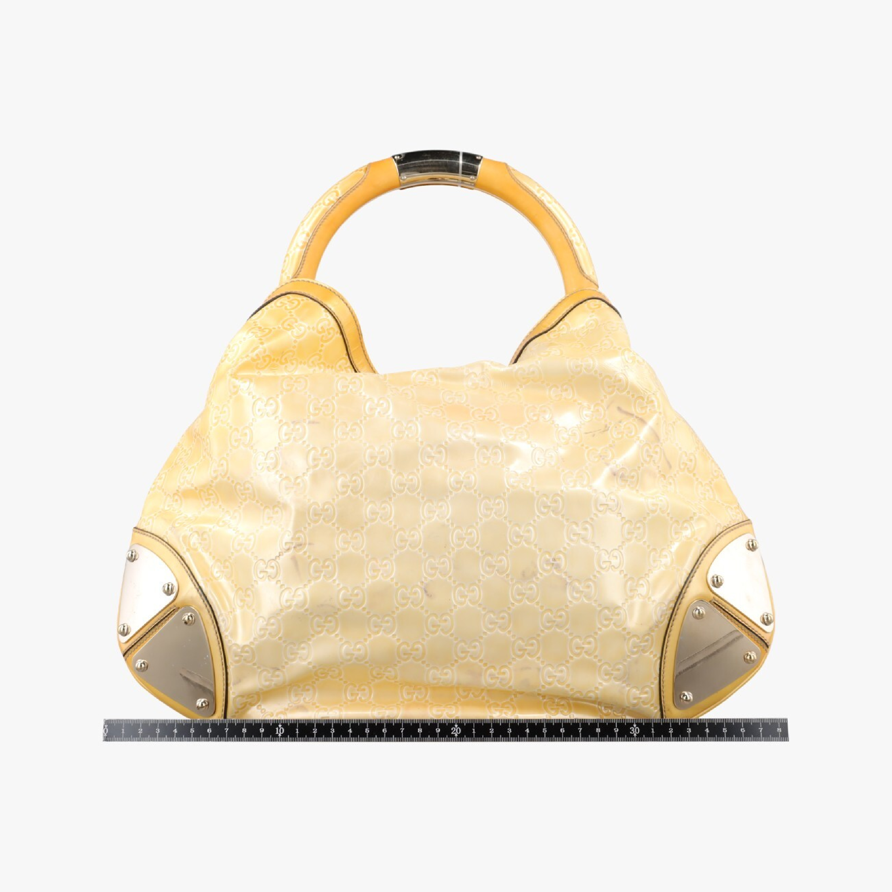 Bamboo Babooska Indy Hobo Gold Leather Shoulder Bag 177139 E1243287 — view 2