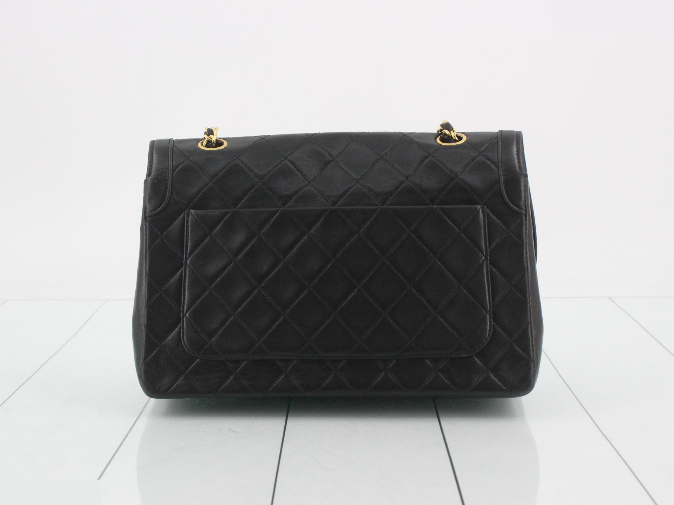 Matelassé Coco Mark Lambskin Chain Shoulder Bag with Pouch — view 2