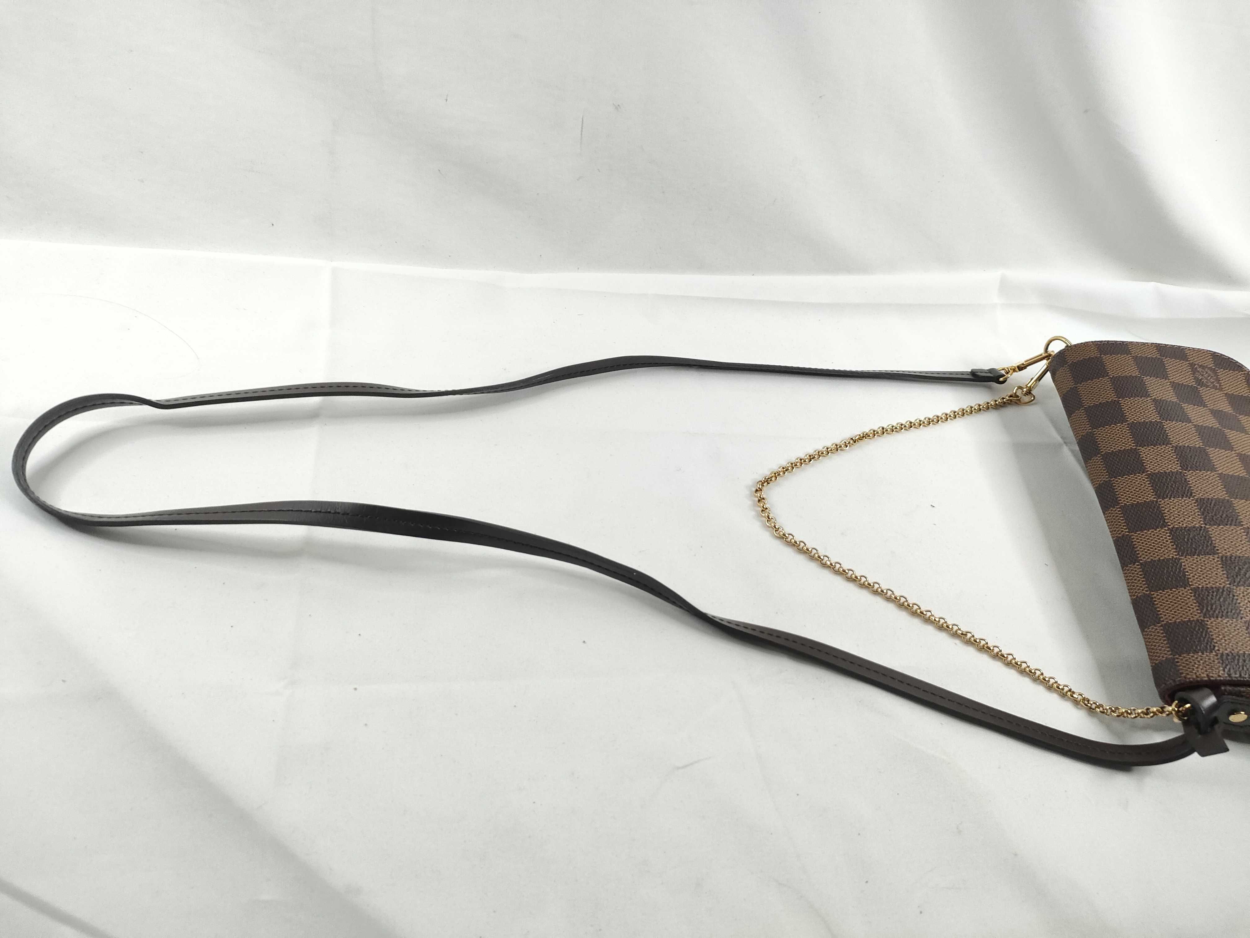 Damier MY-Damier Favorite PM N41276 Brown - Grade BC Shoulder Bag — view 6