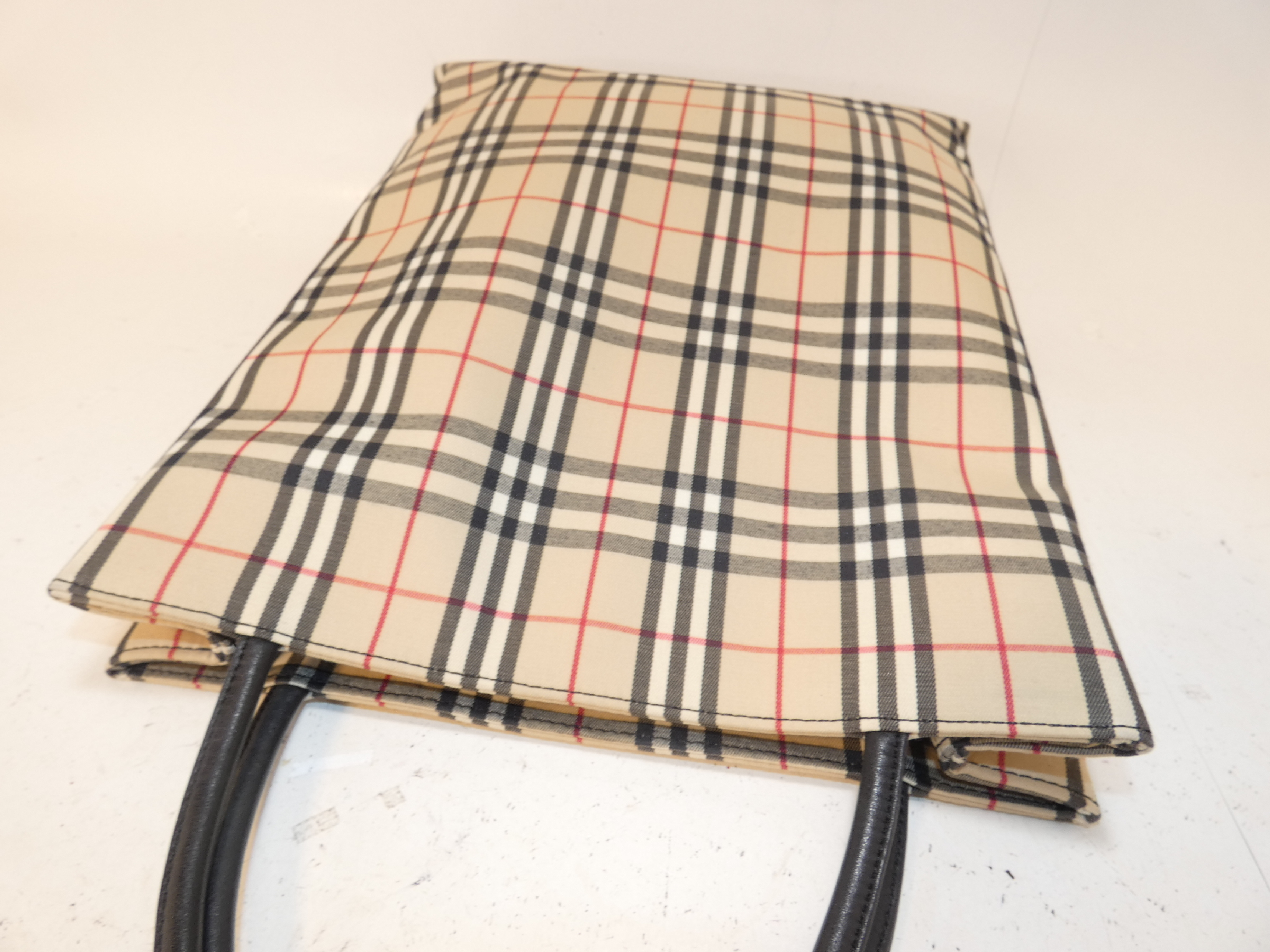 Nova Check Canvas Tote Bag — view 3
