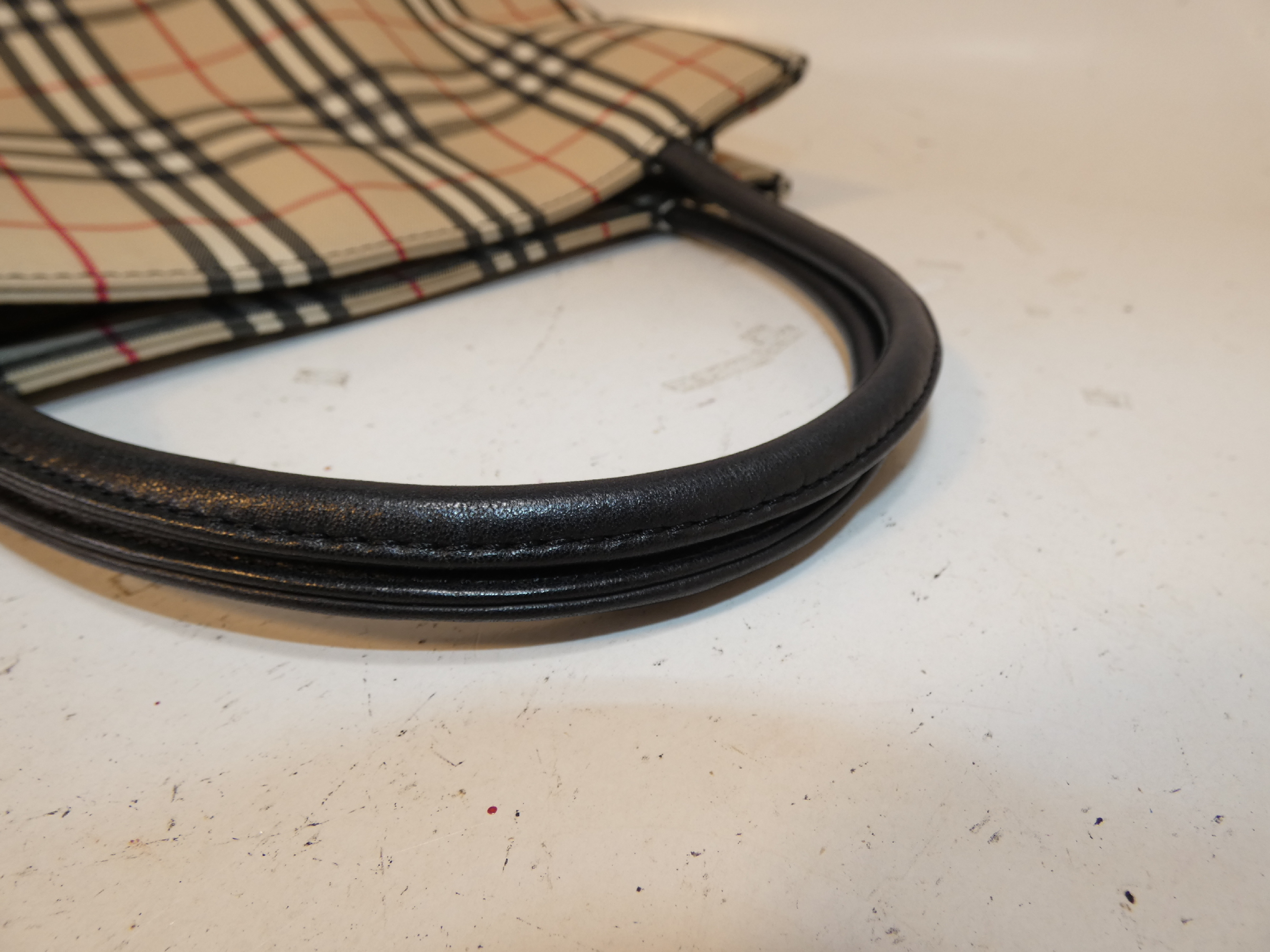 Nova Check Canvas Tote Bag — view 4