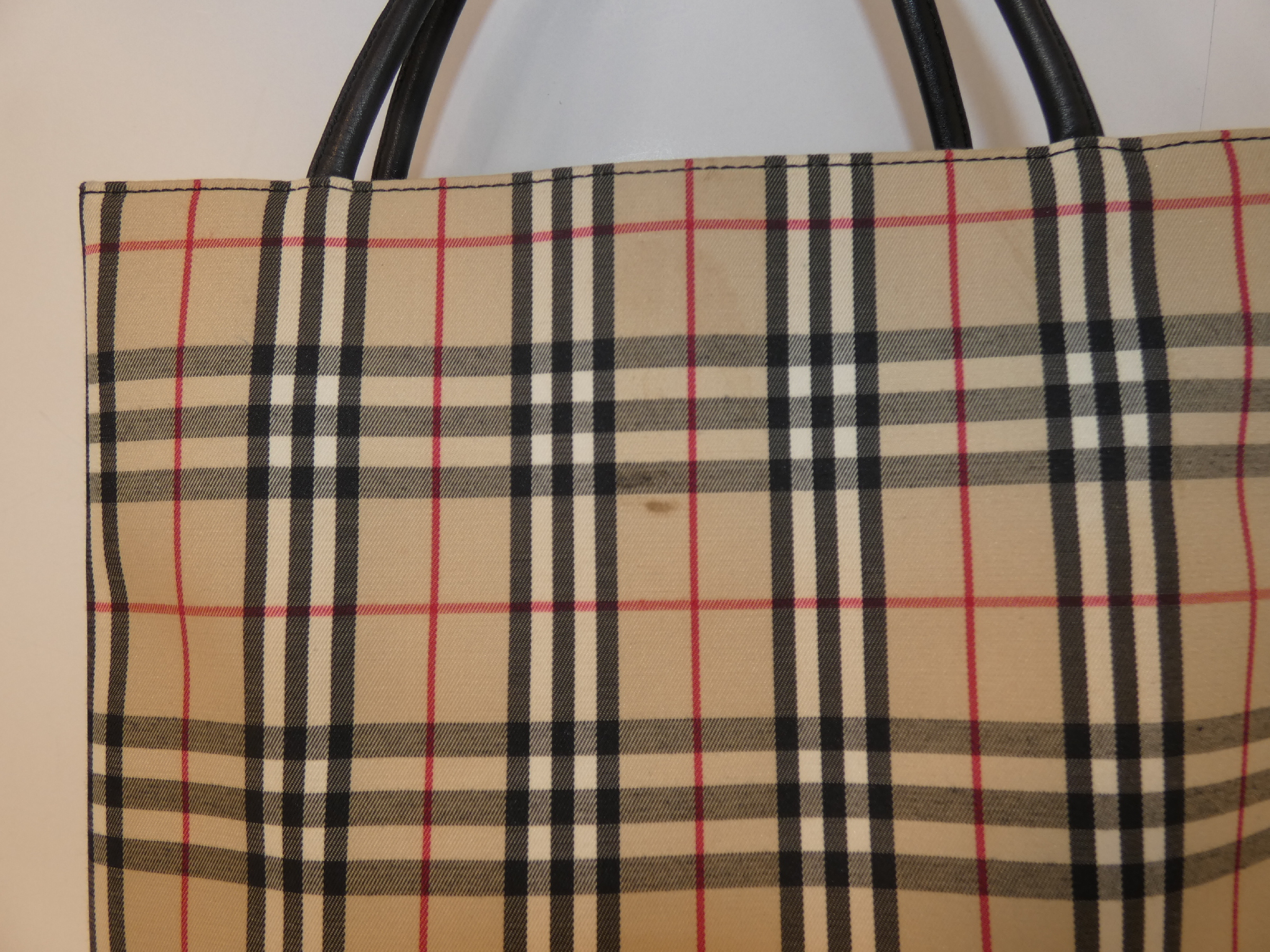 Nova Check Canvas Tote Bag — view 5