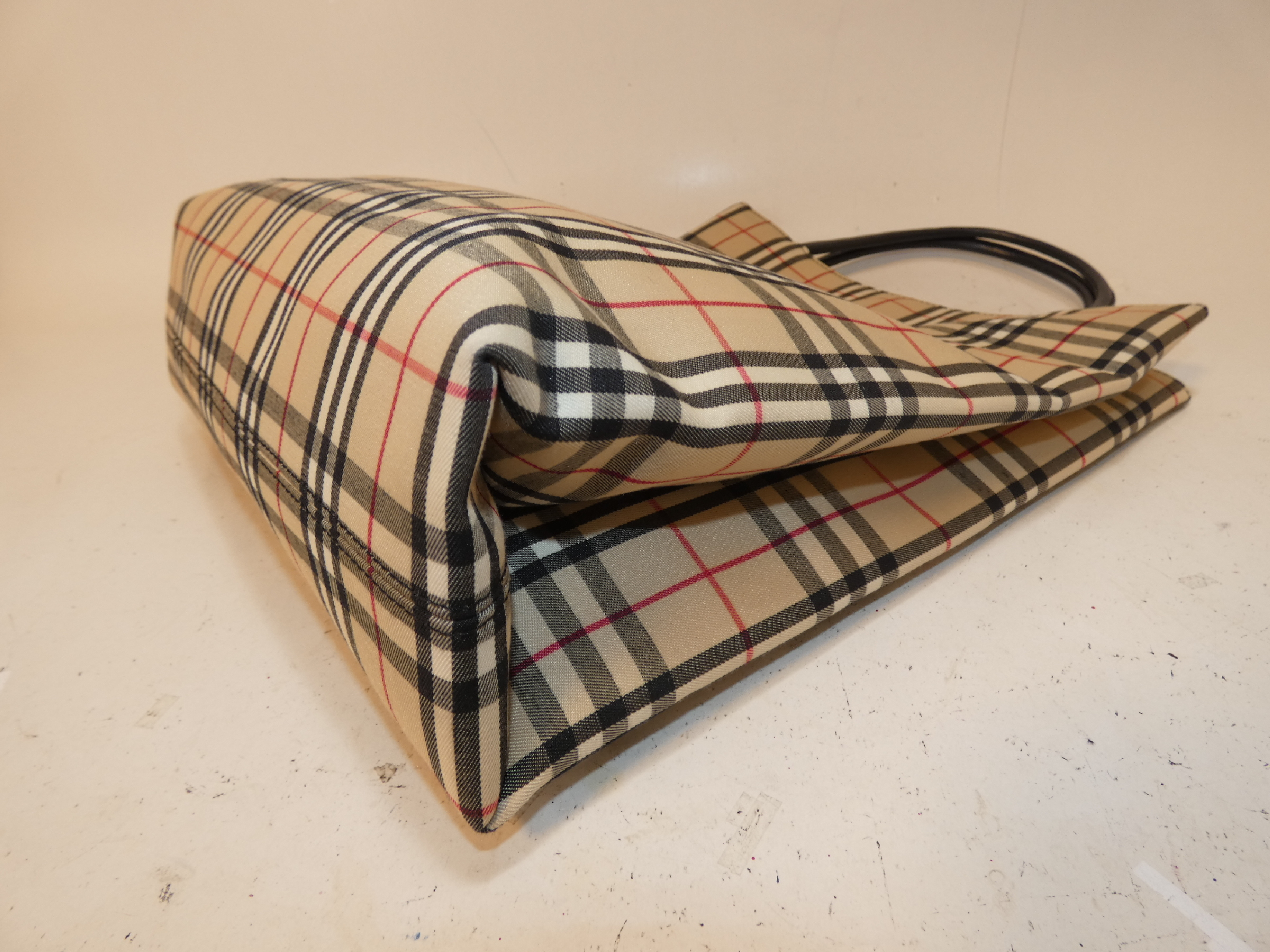 Nova Check Canvas Tote Bag — view 8