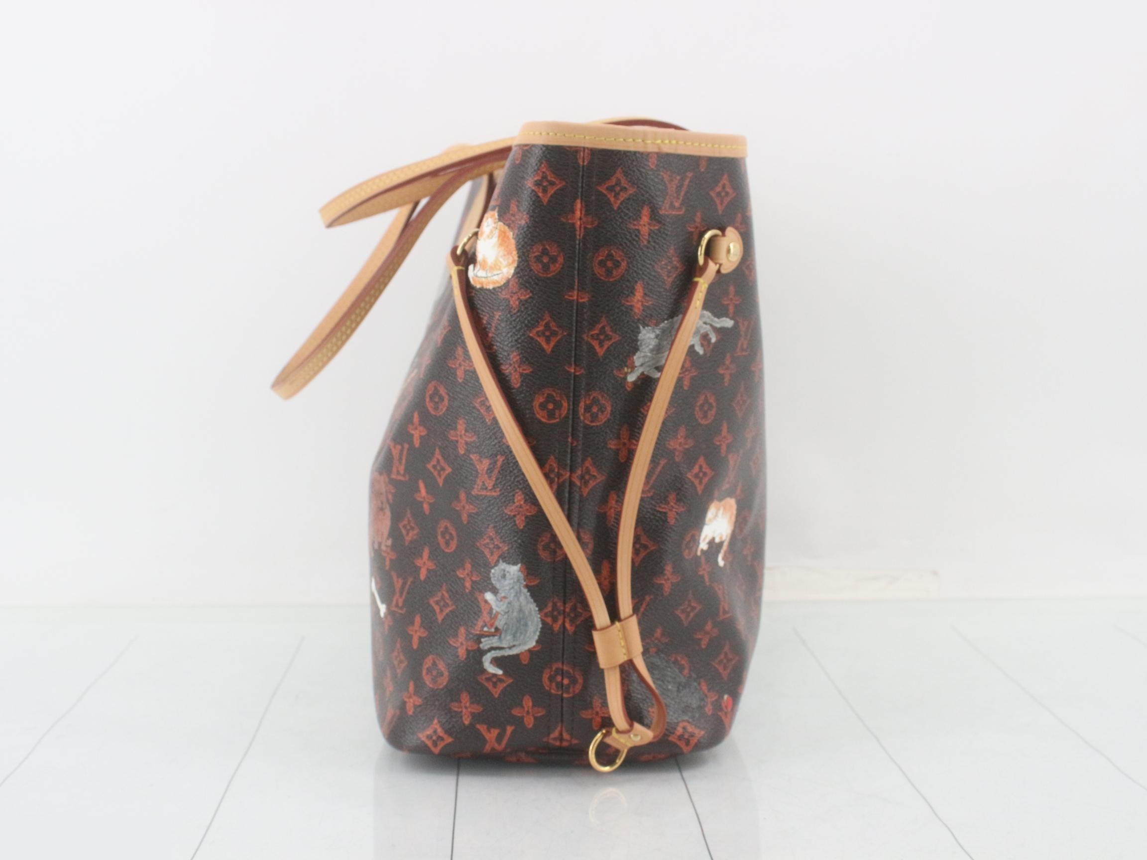 Transformed Catogram Neverfull MM Tote Bag with Pouch — view 3