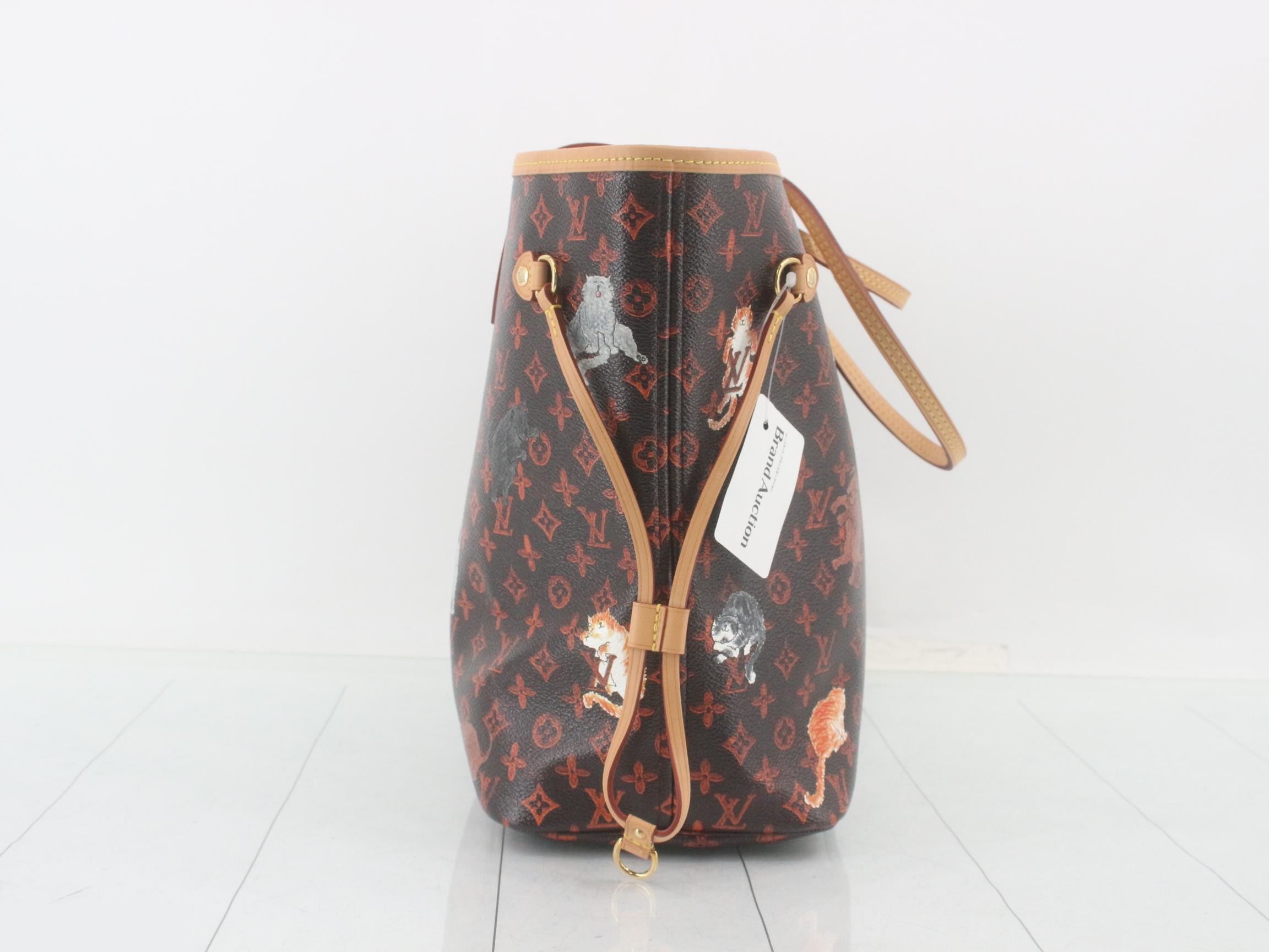 Transformed Catogram Neverfull MM Tote Bag with Pouch — view 4